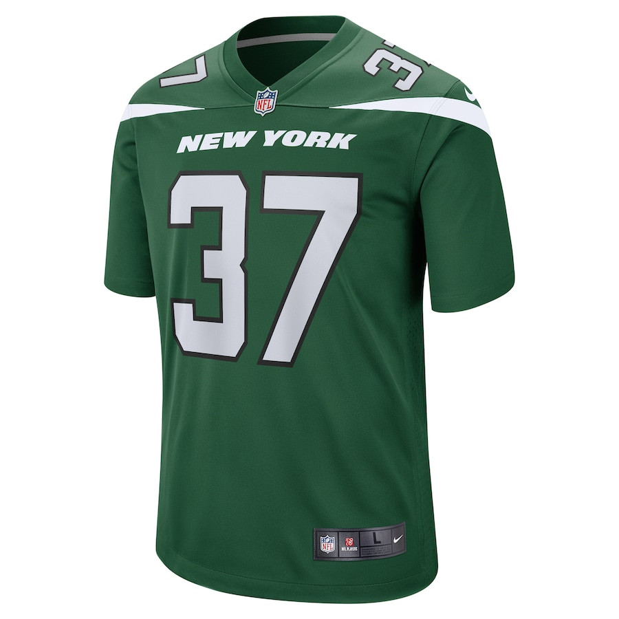 Bryce Hall 37 New York Jets Game Gotham Green NFL Jersey Men's