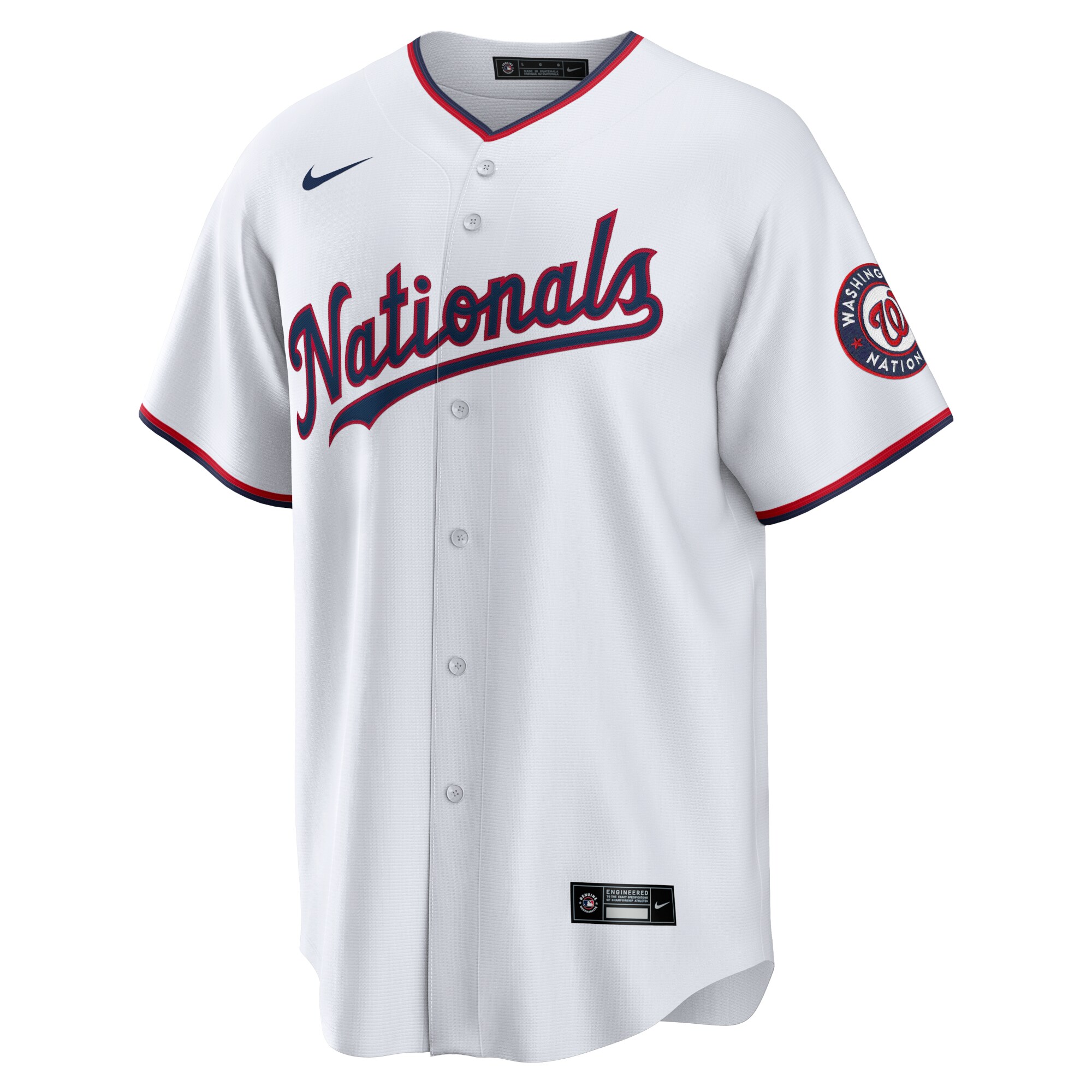 Washington Nationals Stephen Strasburg White Home MLB Jersey Men's