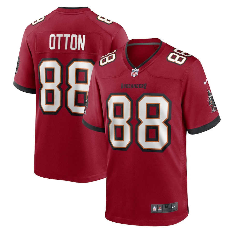 Cade Otton 88 Tampa Bay Buccaneers Game Red NFL Jersey Men's