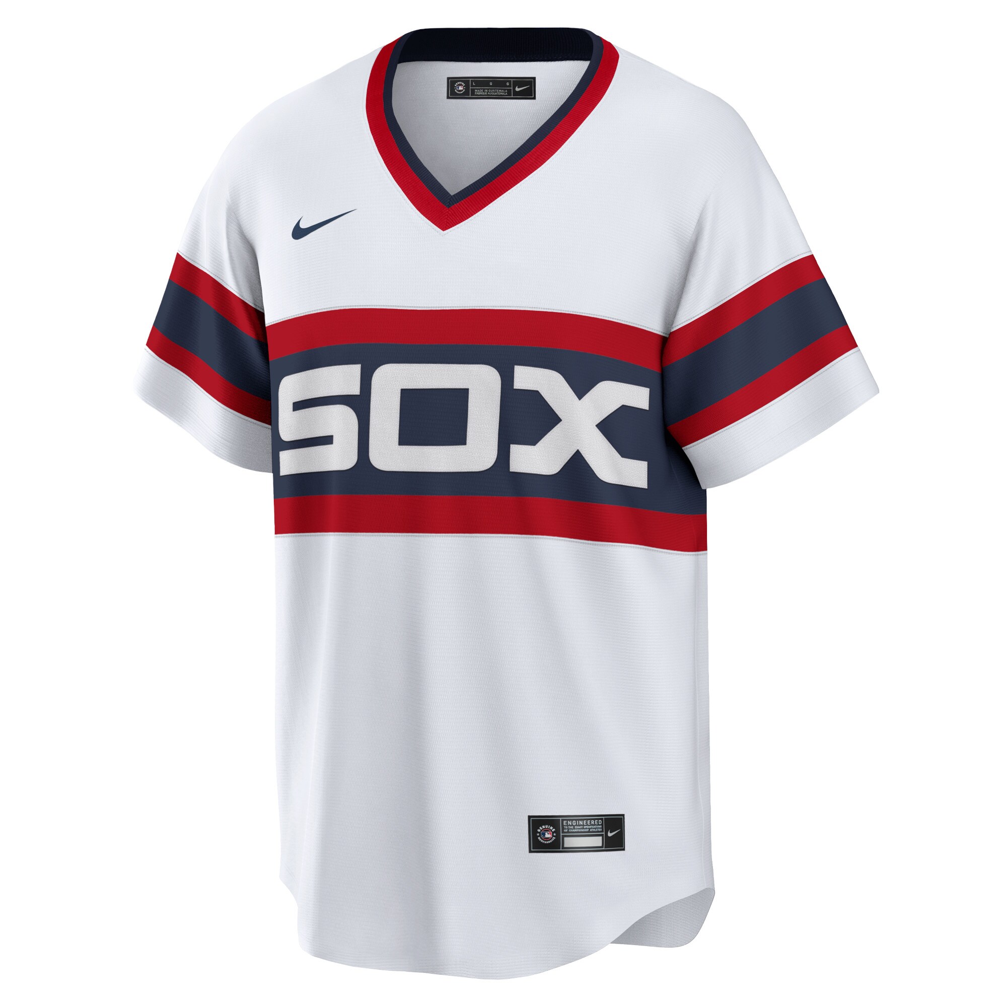 Chicago White Sox Carlton Fisk White Home Cooperstown Collection Team Player MLB Jersey Men's