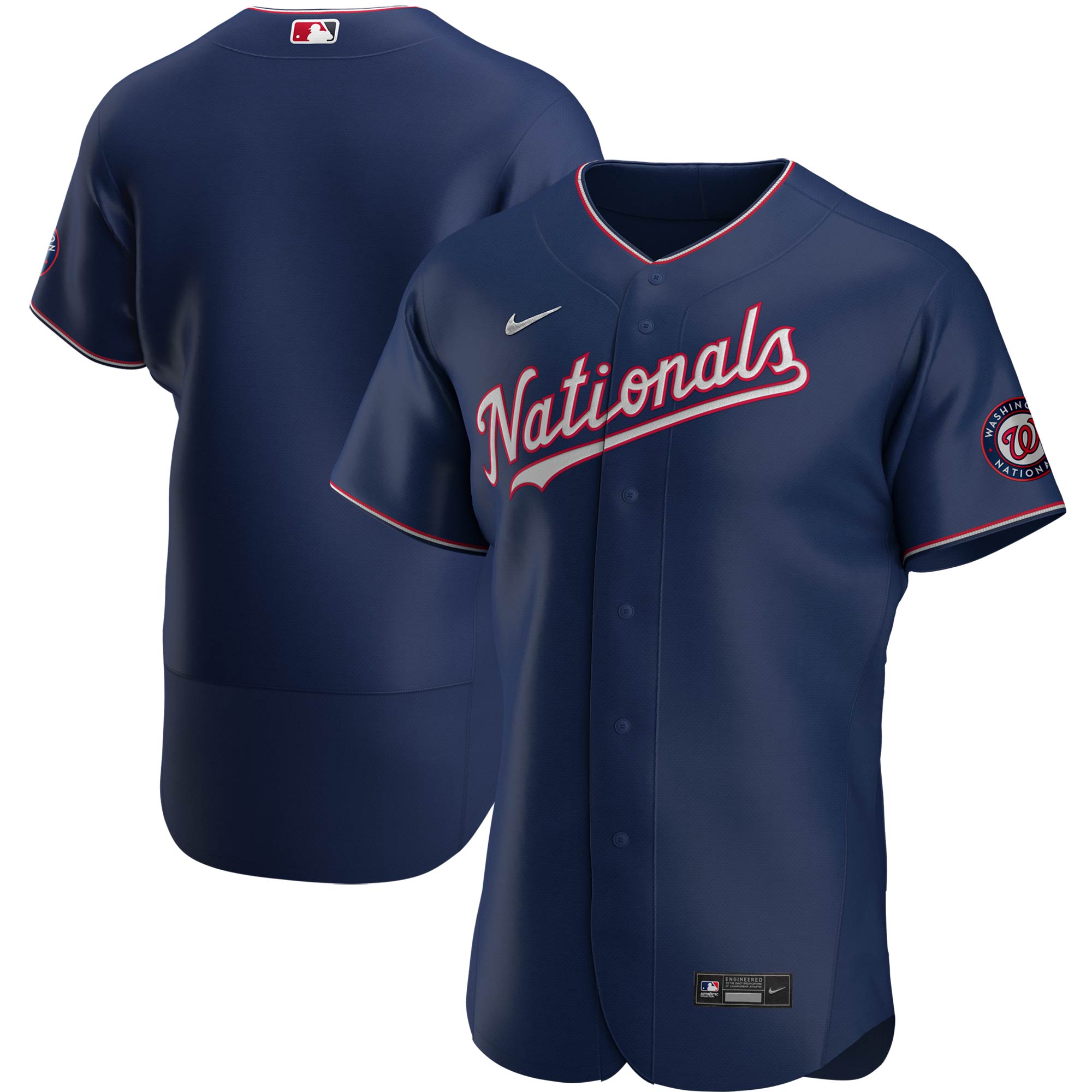 Washington Nationals Navy Alternate Team MLB Jersey Men's