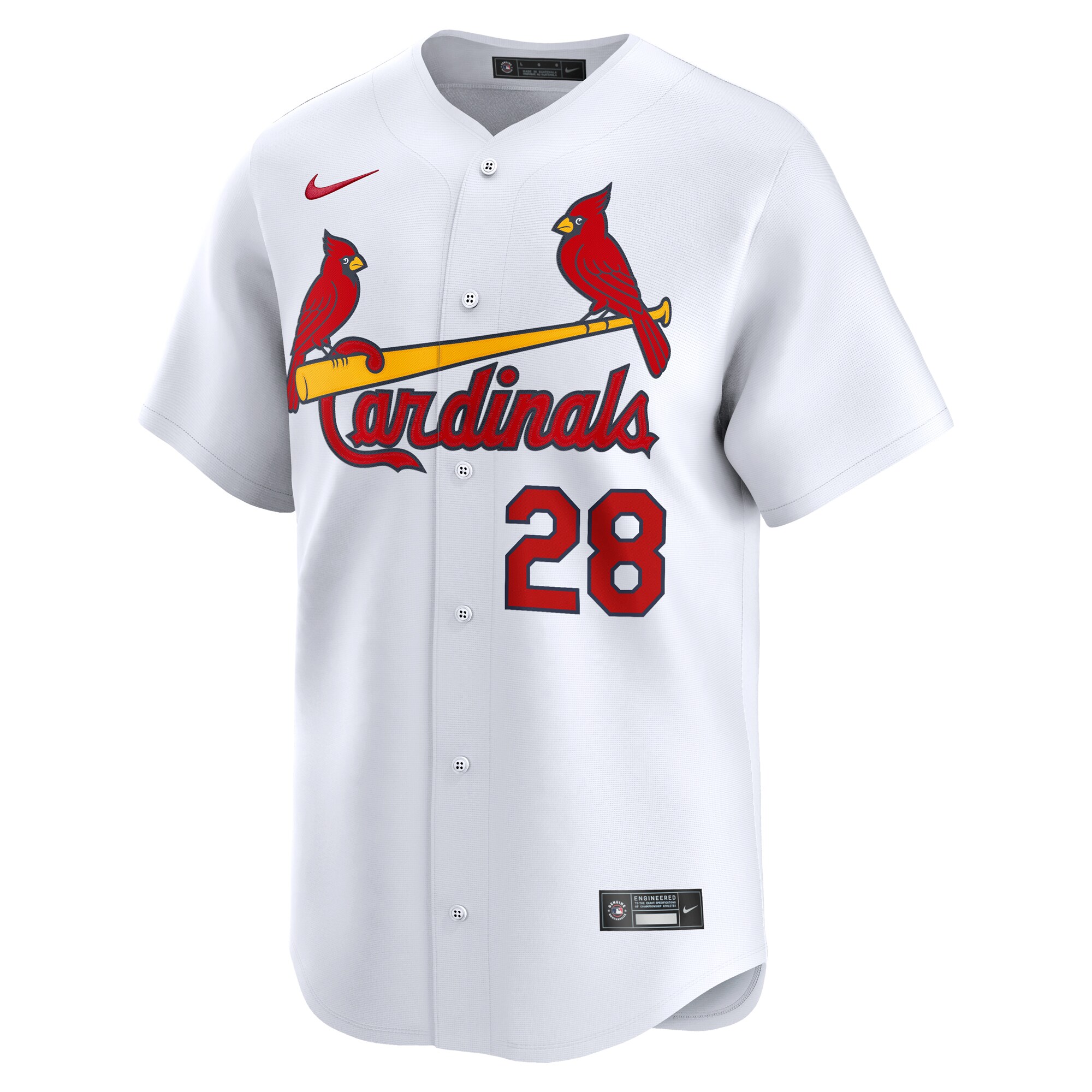 St. Louis Cardinals Nolan Arenado White Home Limited Player MLB Jersey Youth