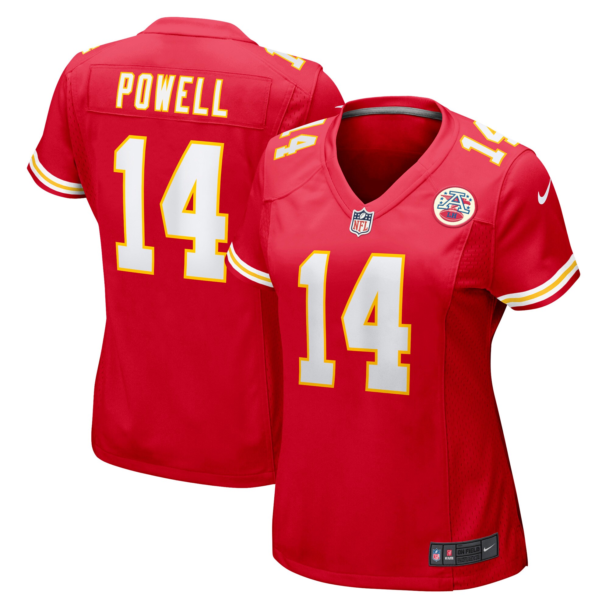 Kansas City Chiefs Cornell Powell Red Game Player NFL Jersey Women's