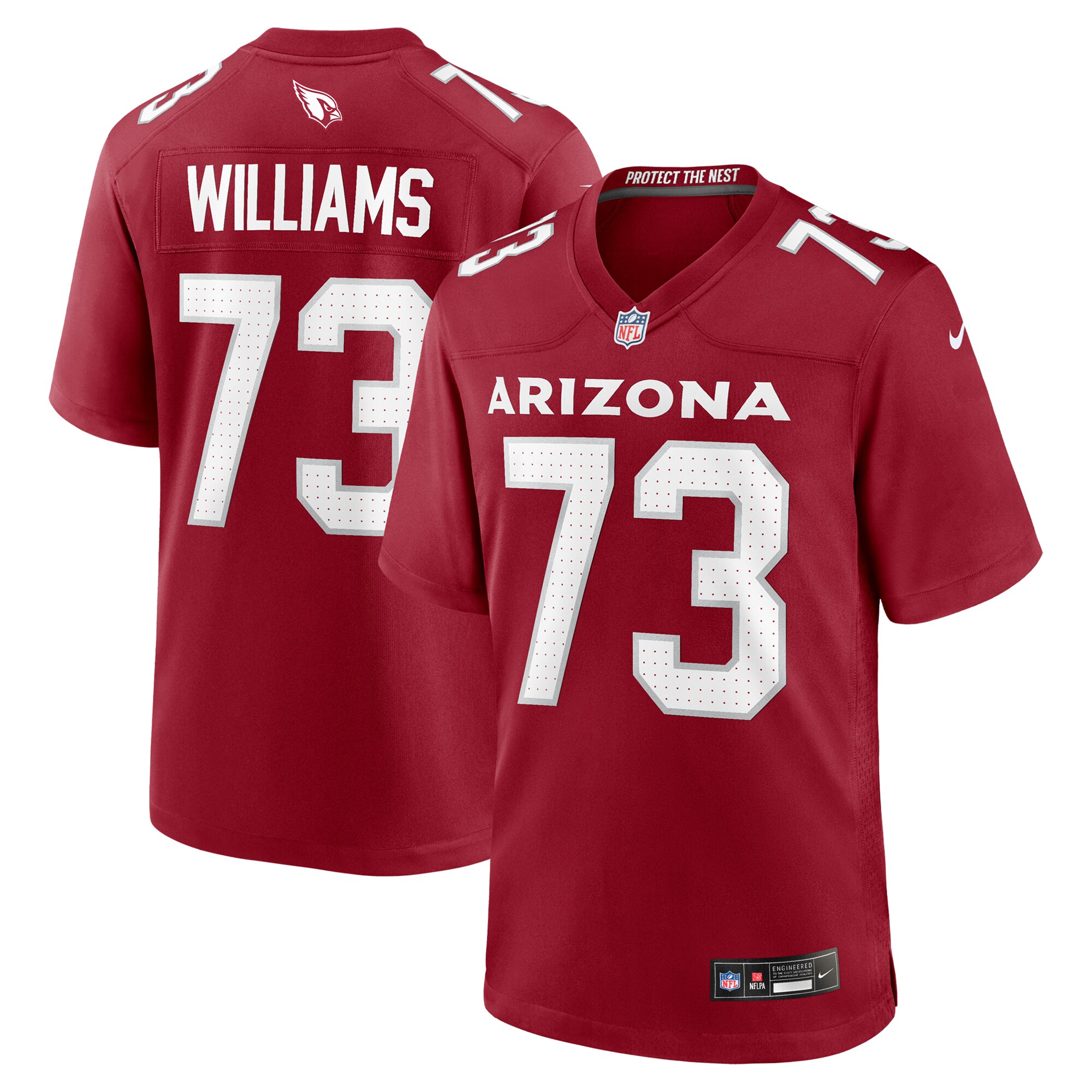 Arizona Cardinals Jonah Williams Cardinal Team Game NFL Jersey Men's