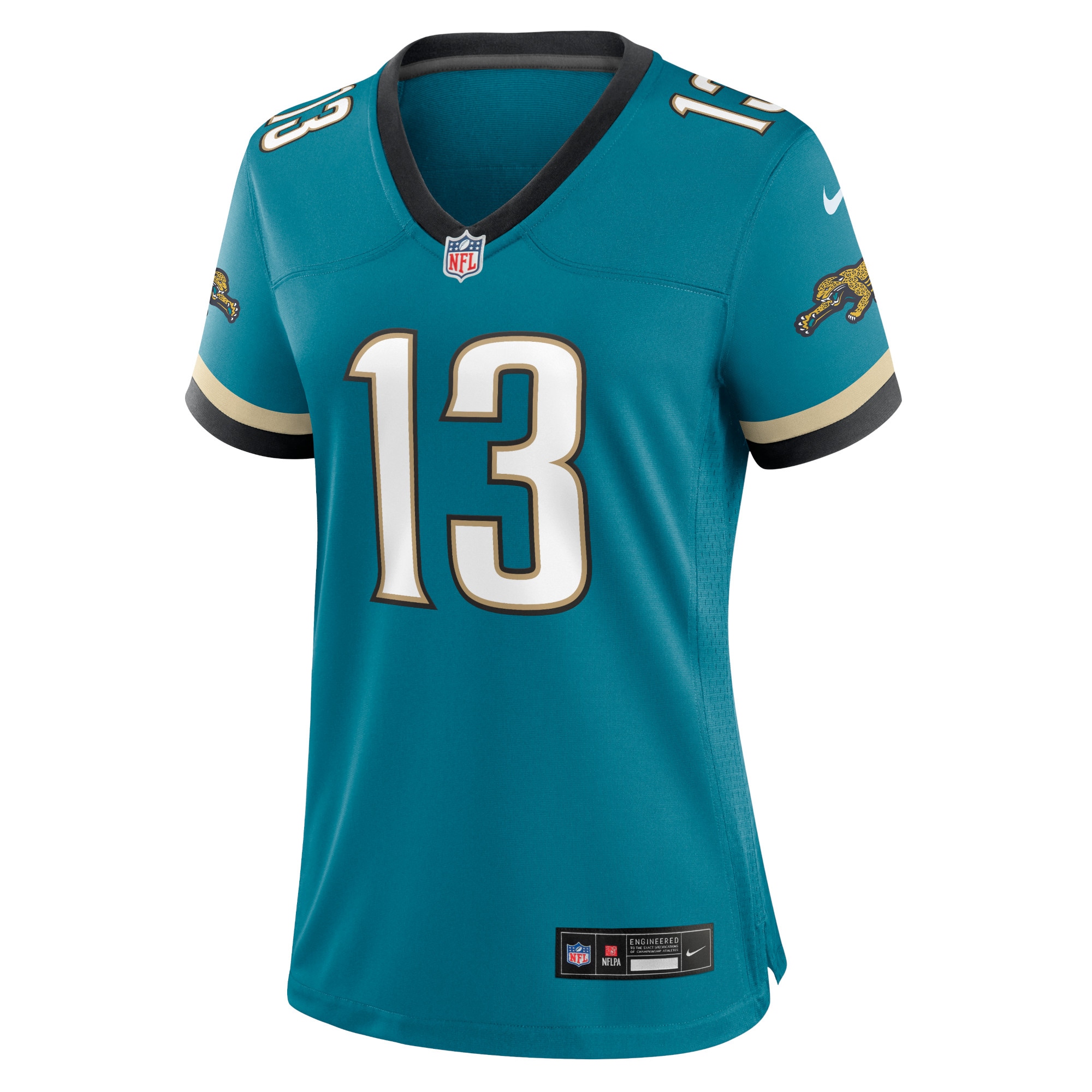 Jacksonville Jaguars Christian Kirk Teal Prowler Throwback Game NFL Jersey Women's