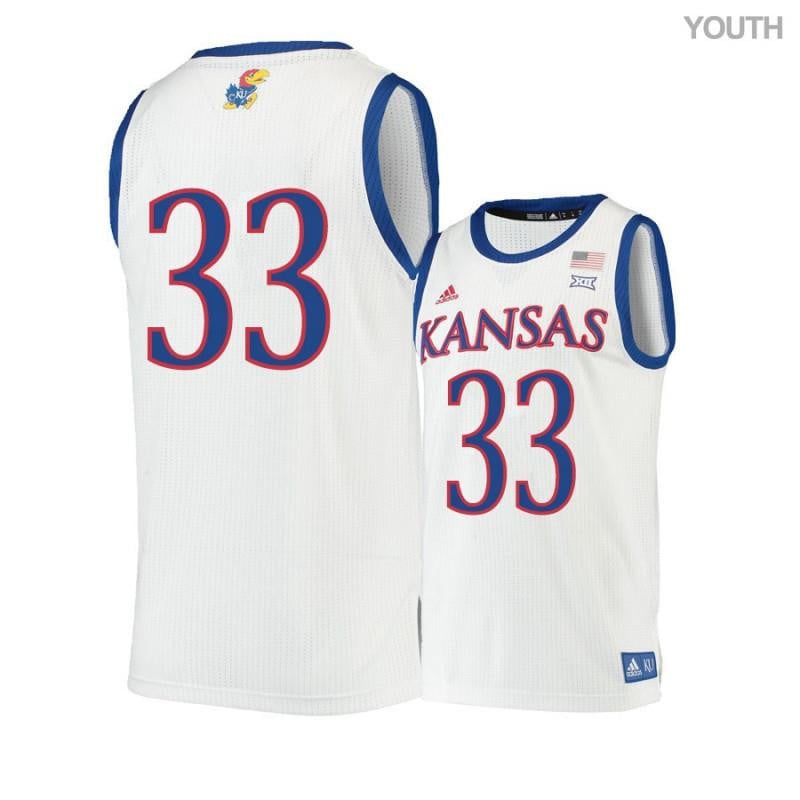 33 David McCormack Beige Kansas Jayhawks NCAA Jersey Youth