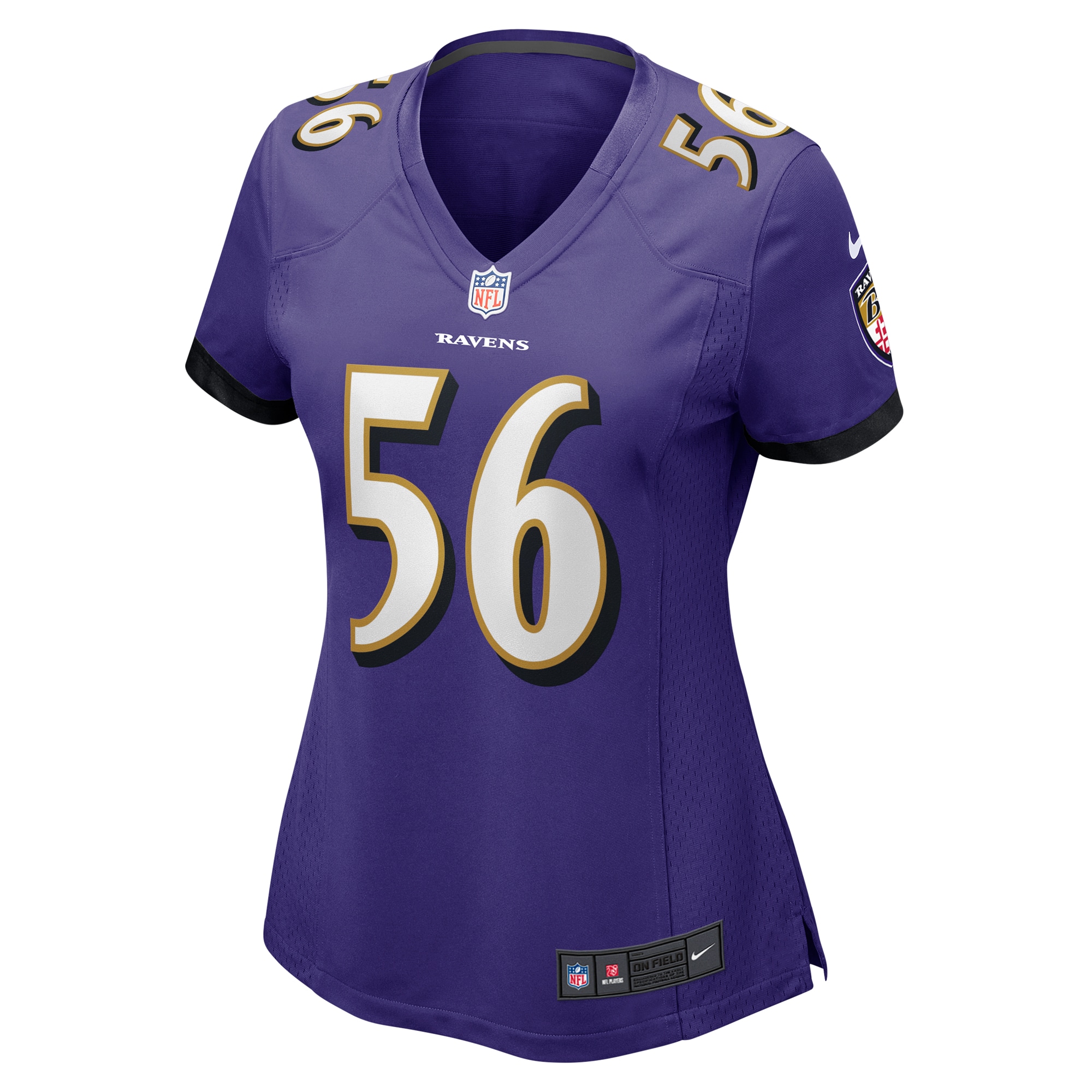 Baltimore Ravens Deion Jennings Purple Game NFL Jersey Women's