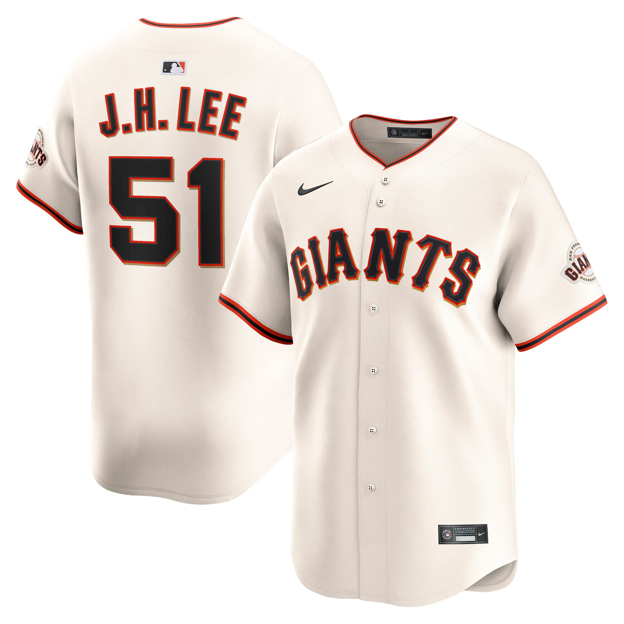 San Francisco Giants Jung Hoo Lee Cream Home Limited Player MLB Jersey Men's