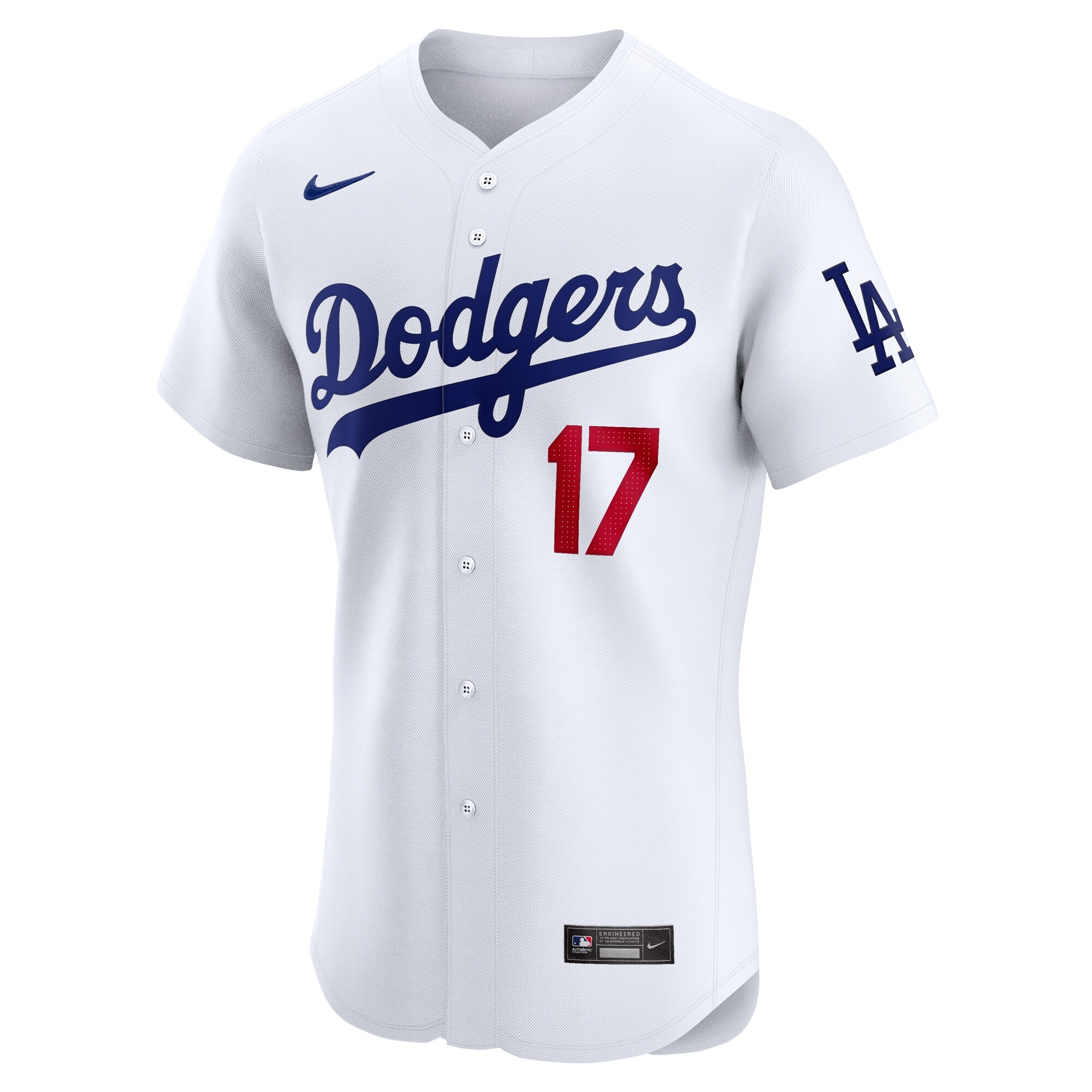 Los Angeles Dodgers Shohei Ohtani White Home Vapor Premier Elite Player MLB Jersey Men's