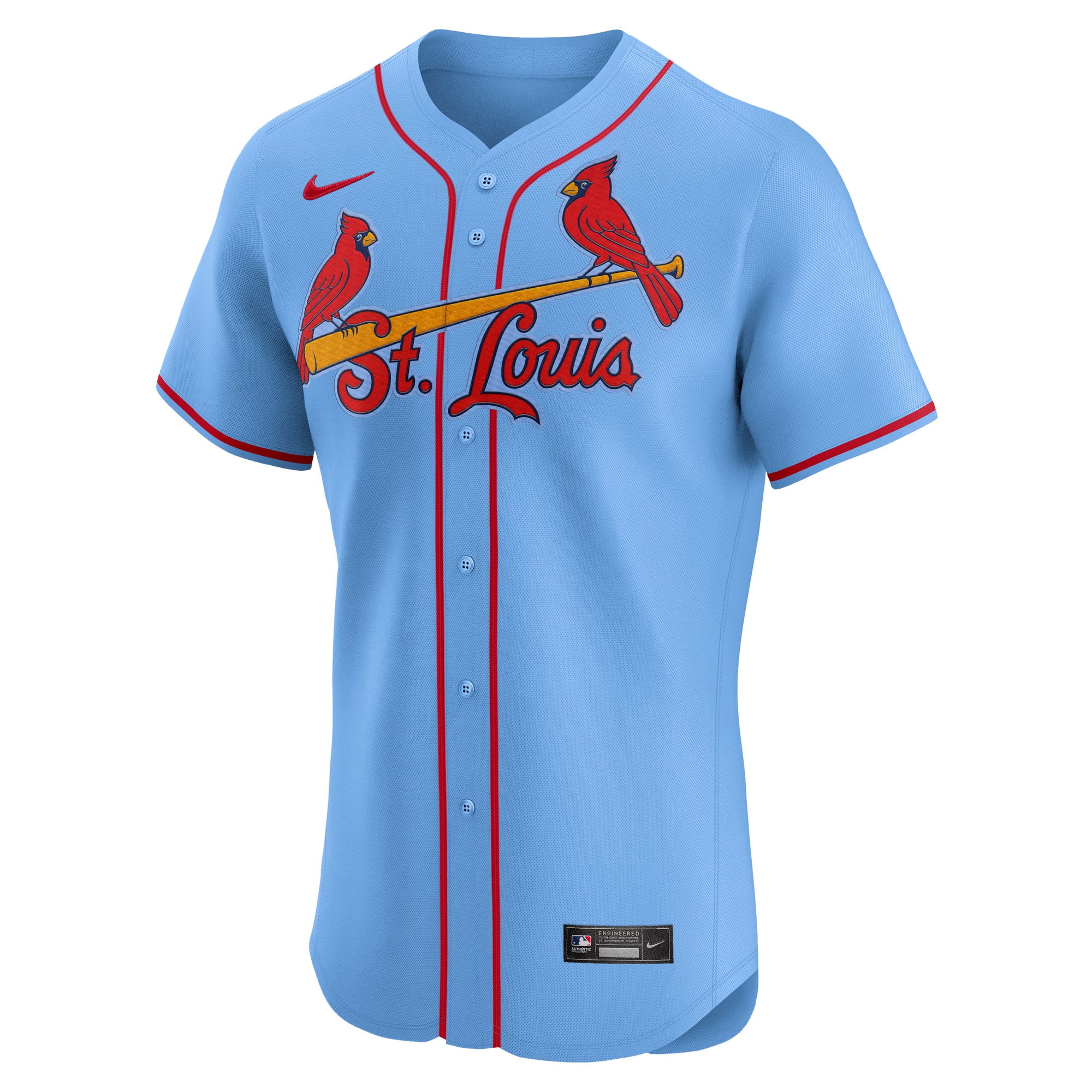 St. Louis Cardinals Royal Home Elite MLB Jersey Men's