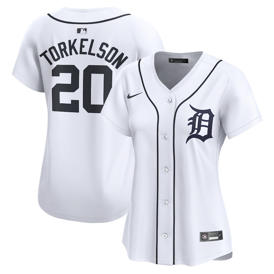Spencer Torkelson 20 Detroit Tigers Home Limited White MLB Jersey Women's