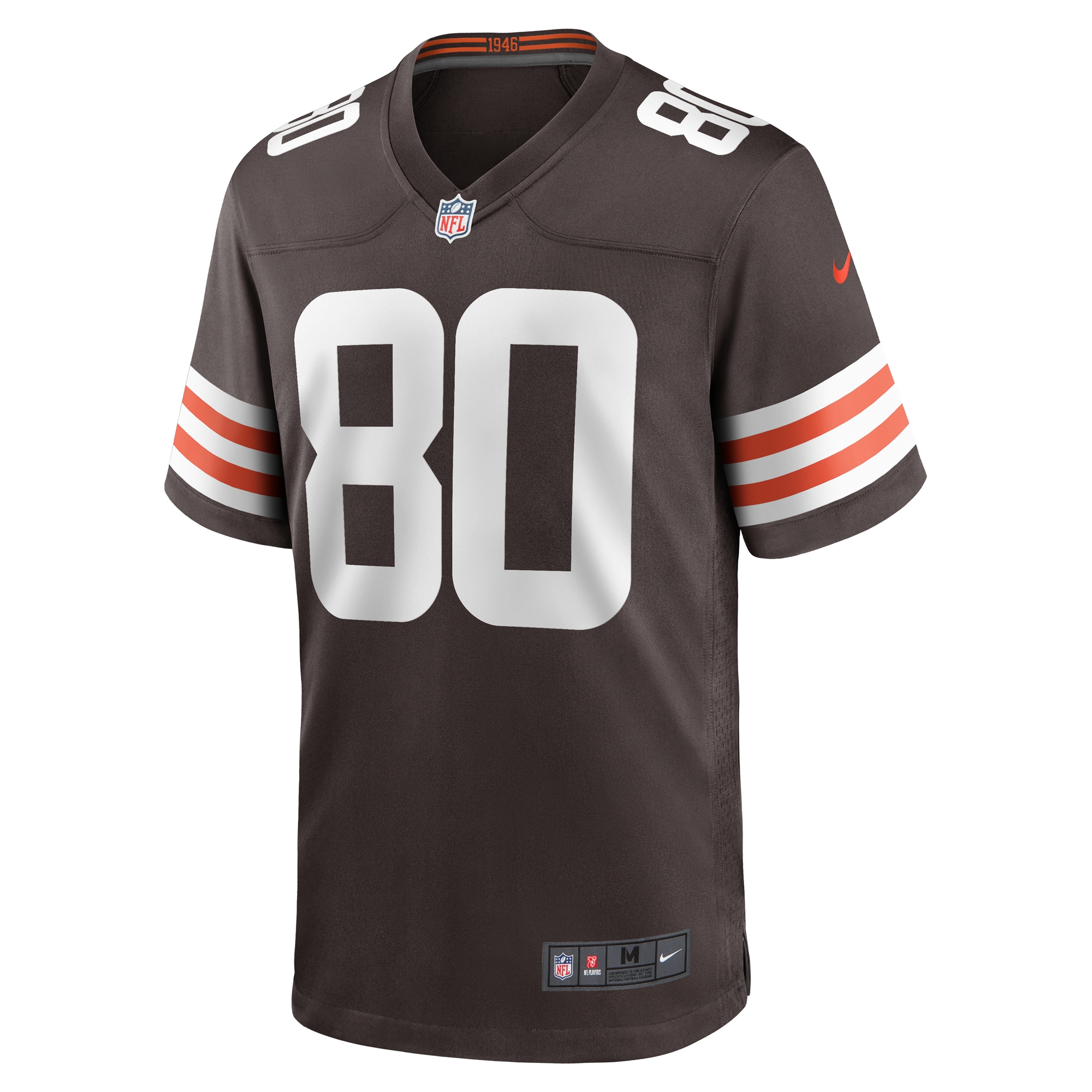 Cleveland Browns Austin Watkins Jr. Brown Team Game NFL Jersey Men's