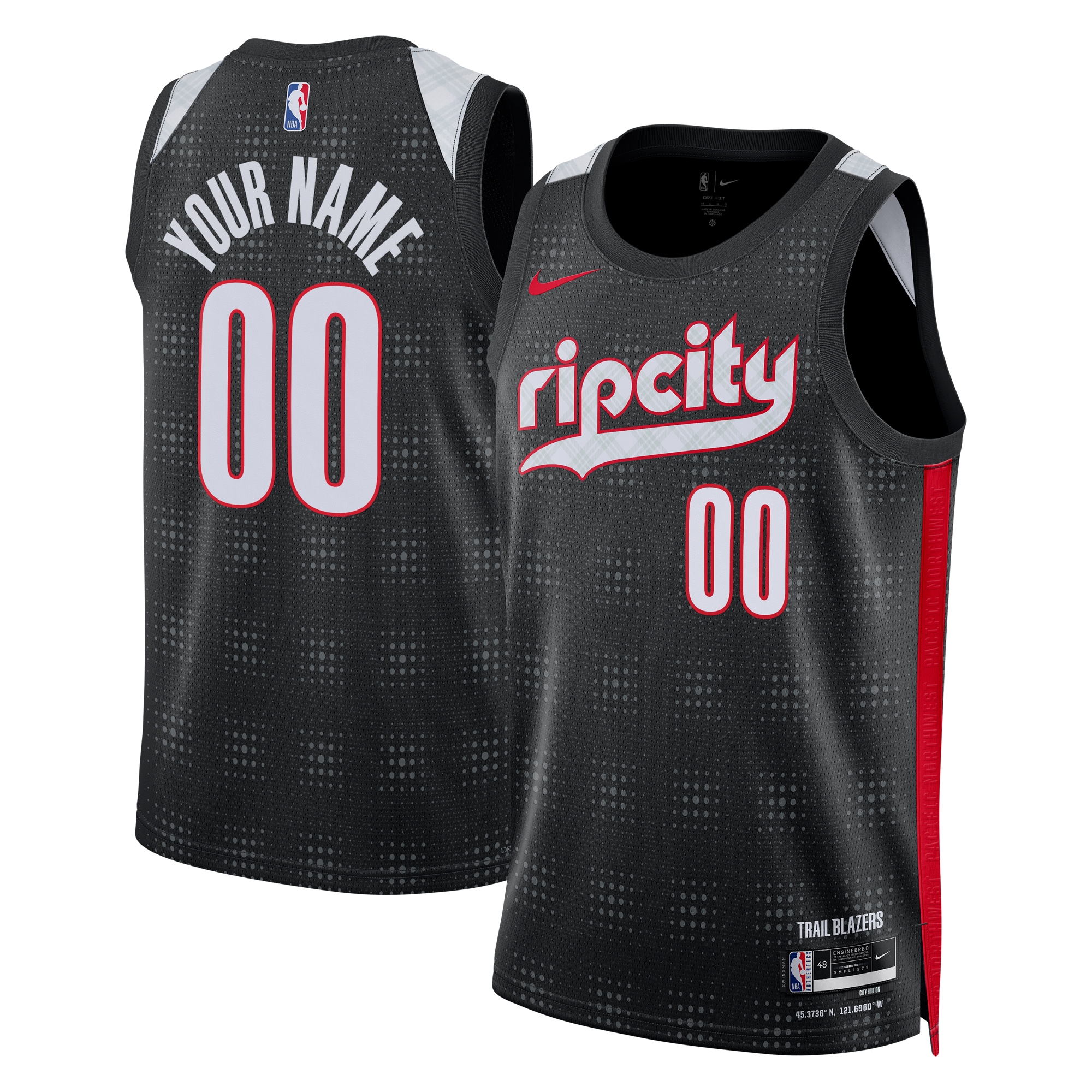 Portland Trail Blazers City Edition Swingman 2024 Custom Unisex NBA Jersey Unisex