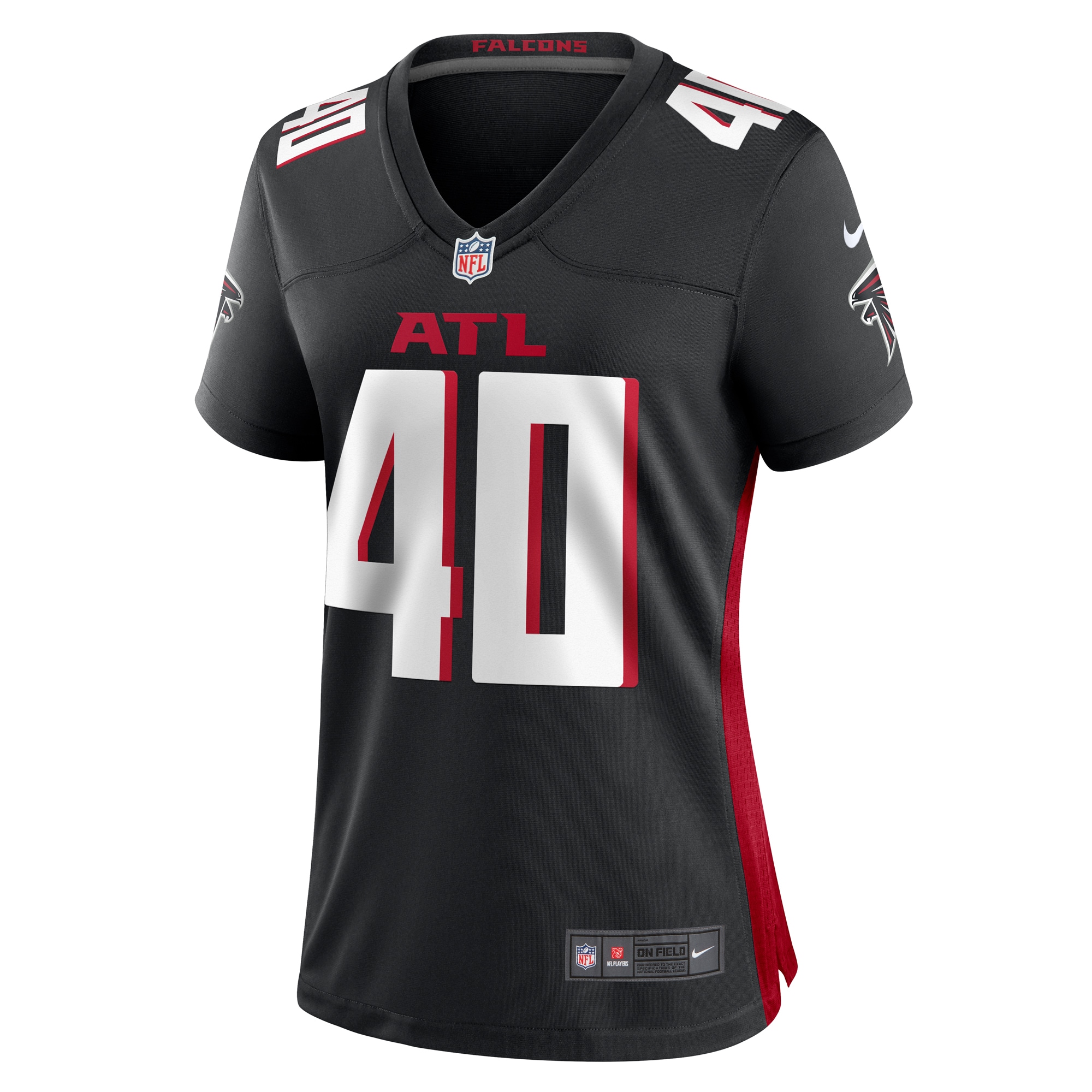 Atlanta Falcons JD Bertrand Black Game NFL Jersey Women's