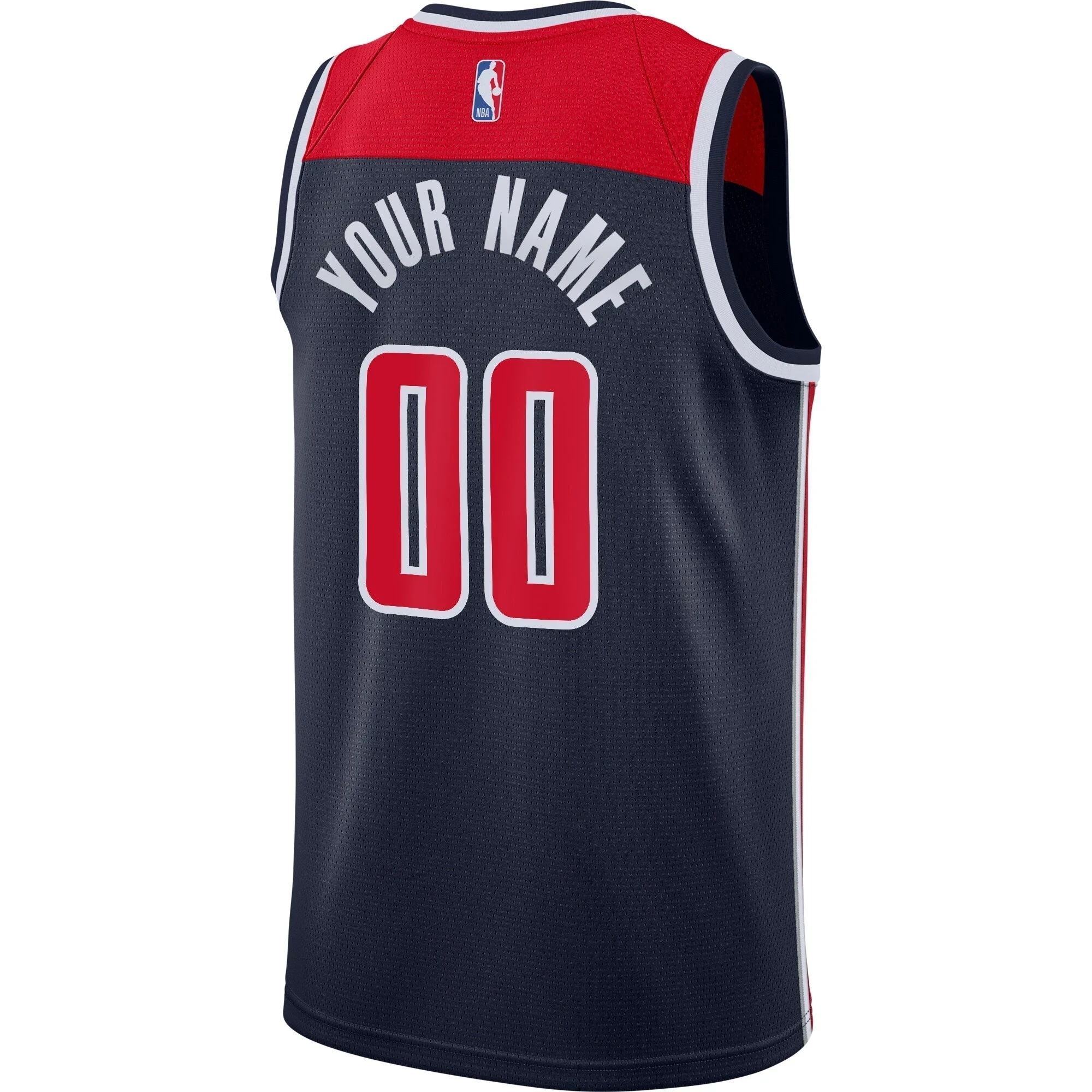 Washington Wizards Swingman Custom Statement Edition Navy NBA Jersey Men's