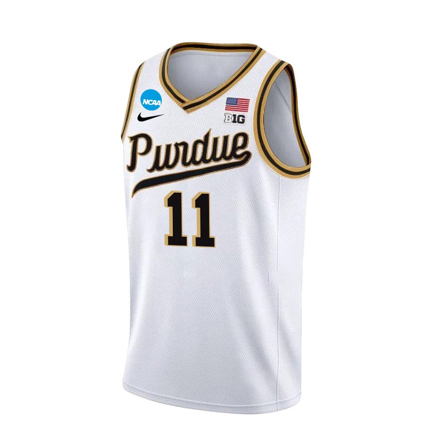 Brian Waddell 11 Purdue Boilermakers 2024 White Unisex NCAA Jersey Unisex