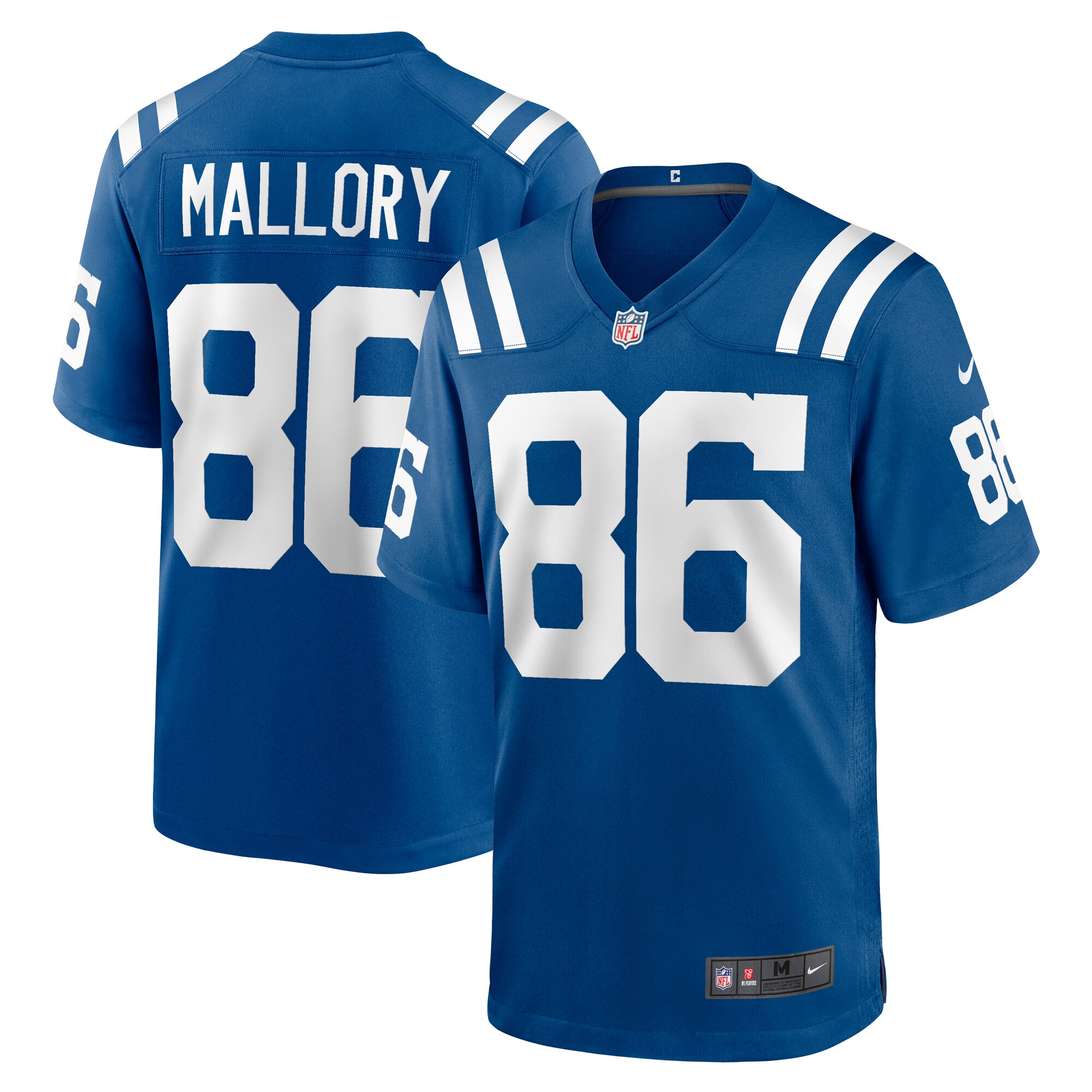 Indianapolis Colts Will Mallory Royal Team Game NFL Jersey Men's