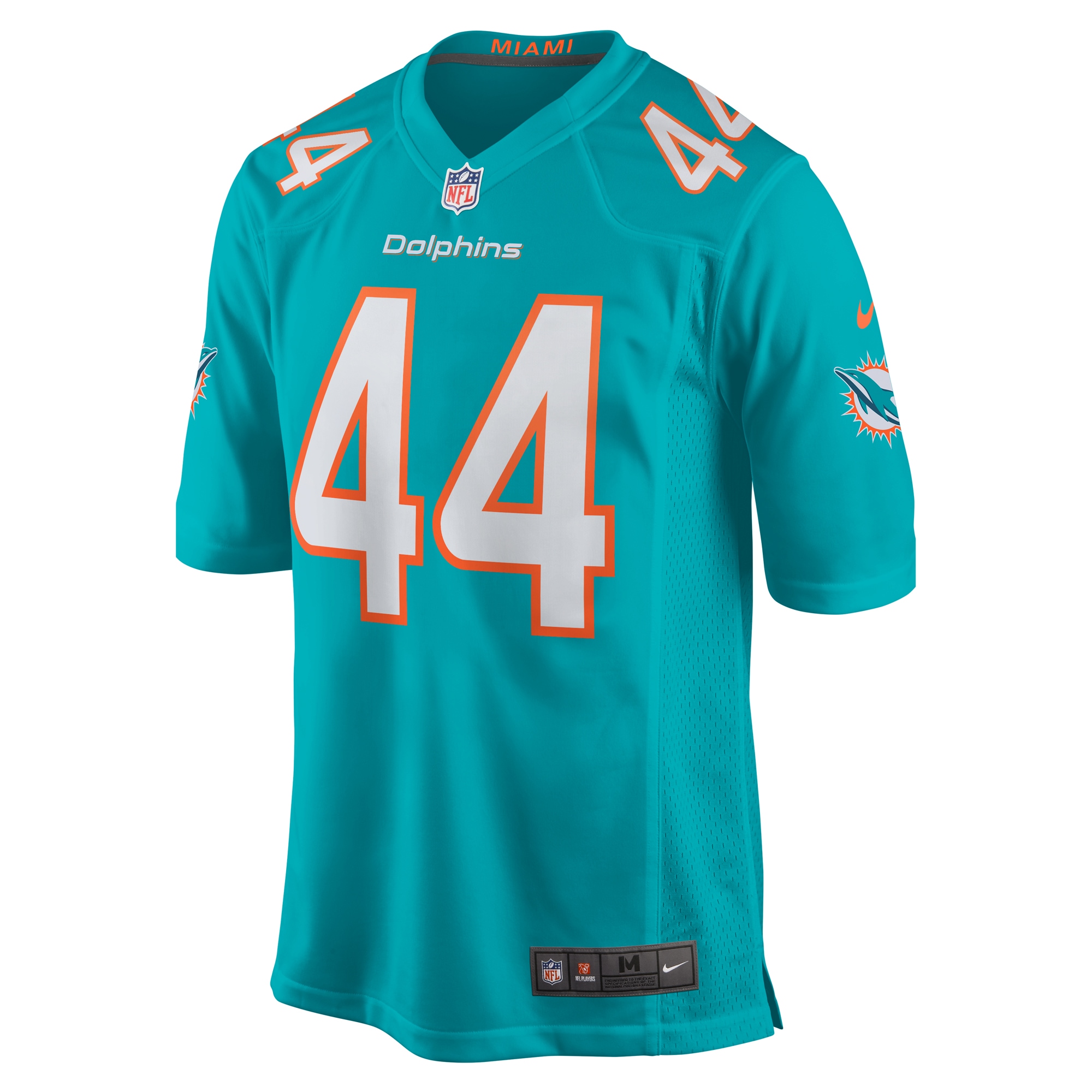 Miami Dolphins Chop Robinson Aqua Game NFL Jersey Men's