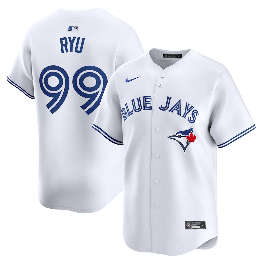 Hyun Jin Ryu 99 Toronto Blue Jays Home Limited Player White MLB Jersey Men's