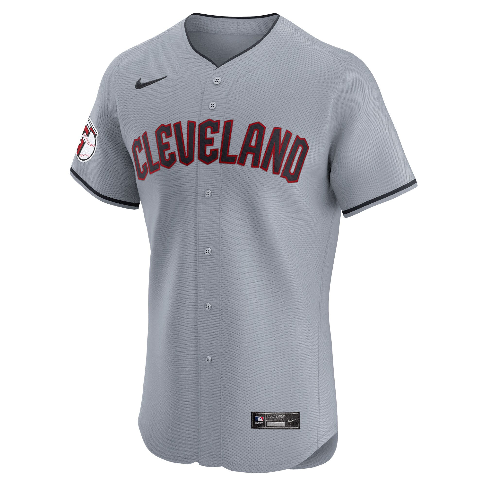 Cleveland Guardians Gray Road 2024 Jackie Robinson Day Elite MLB Jersey Men's