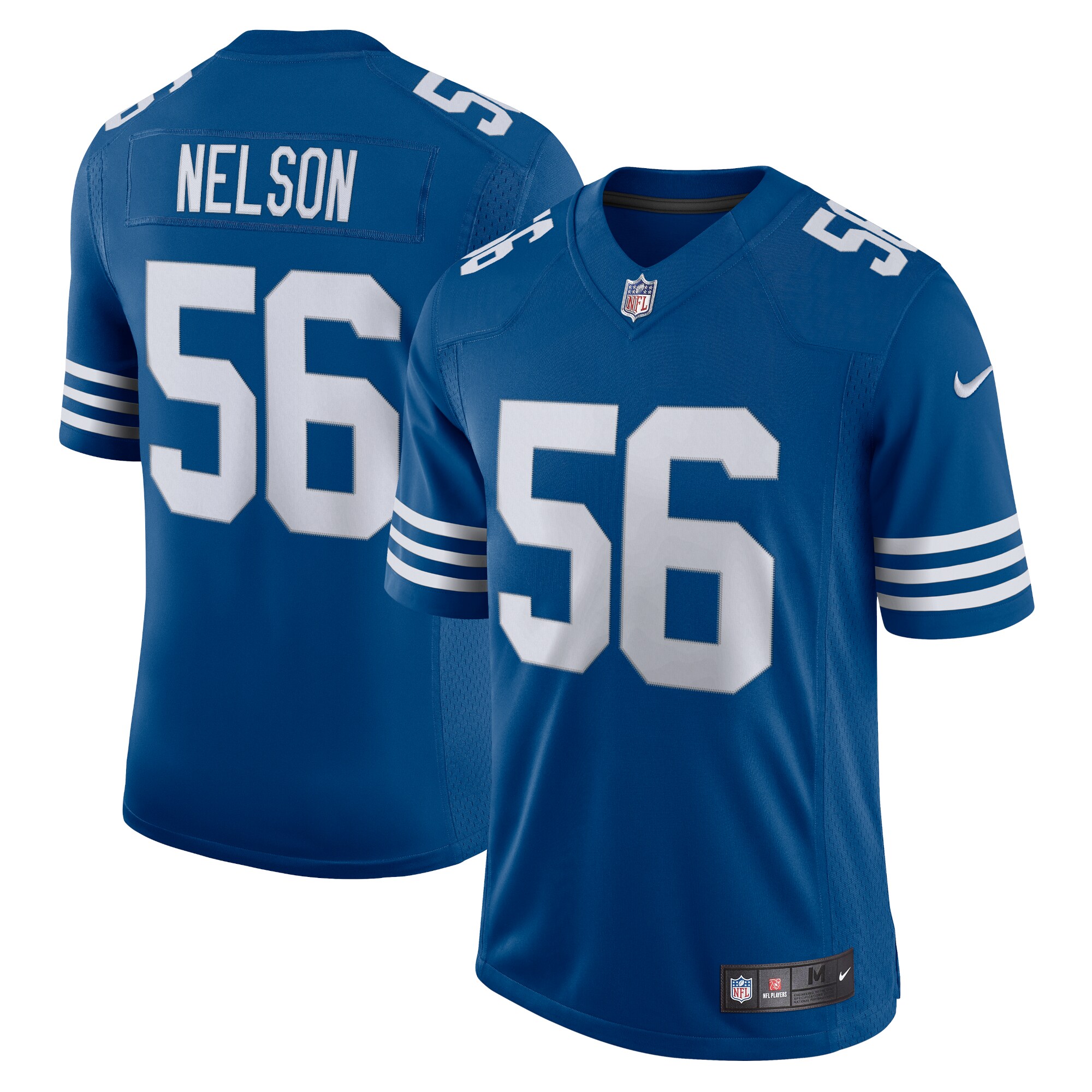 Indianapolis Colts Quenton Nelson Royal Alternate Vapor Limited NFL Jersey Men's