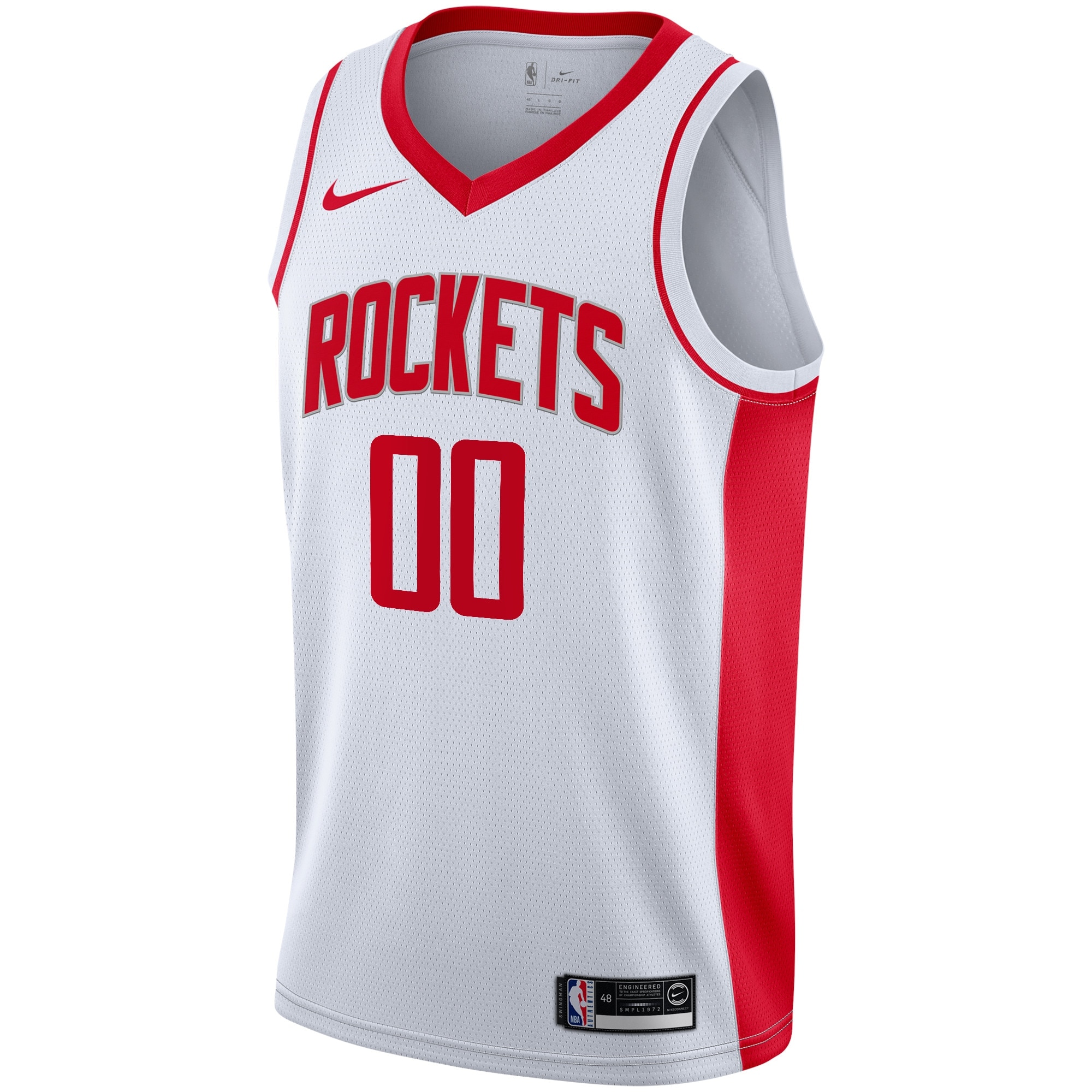 Houston Rockets Association Swingman Custom NBA Jersey Men's