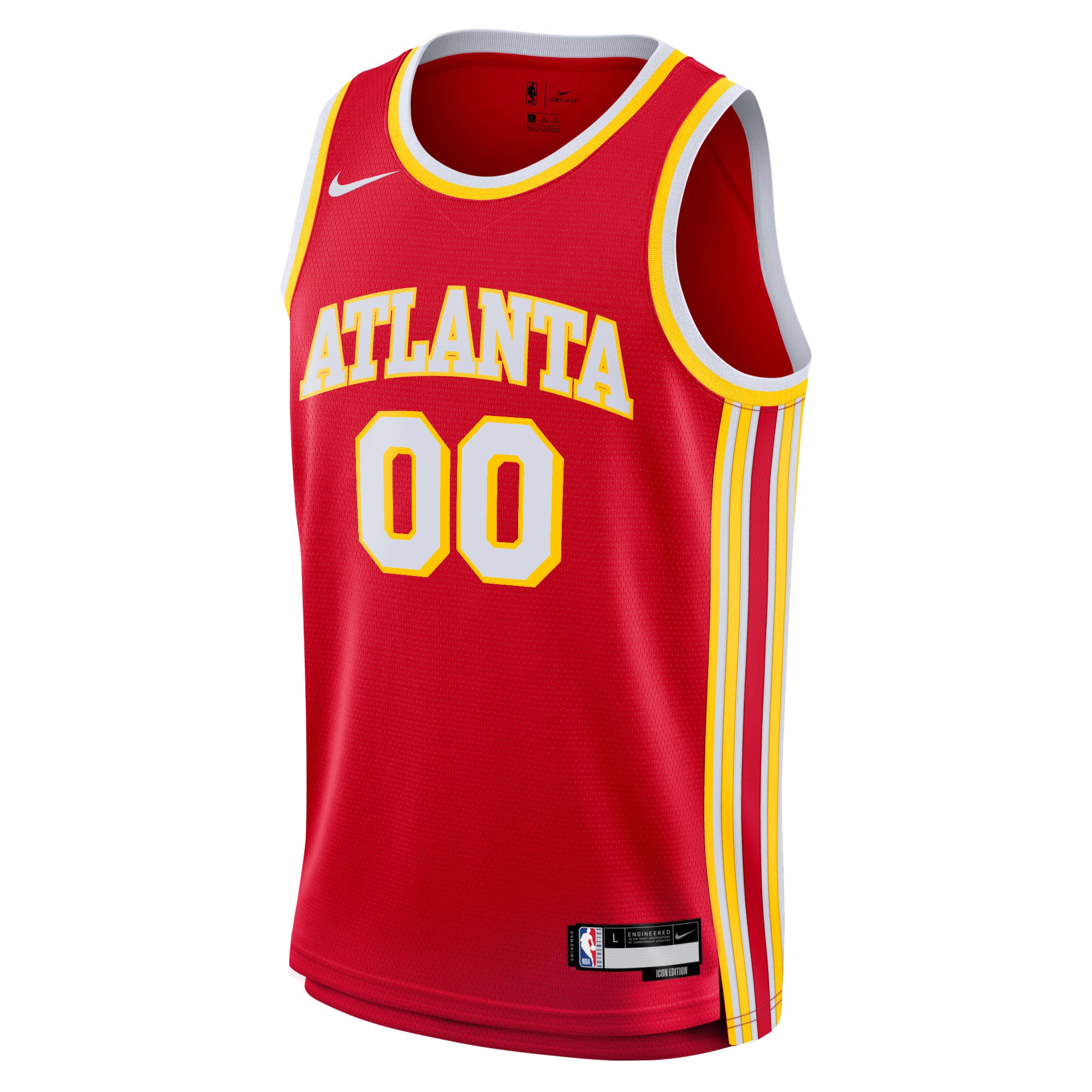 Atlanta Hawks Icon Swingman Custom NBA Jersey Youth