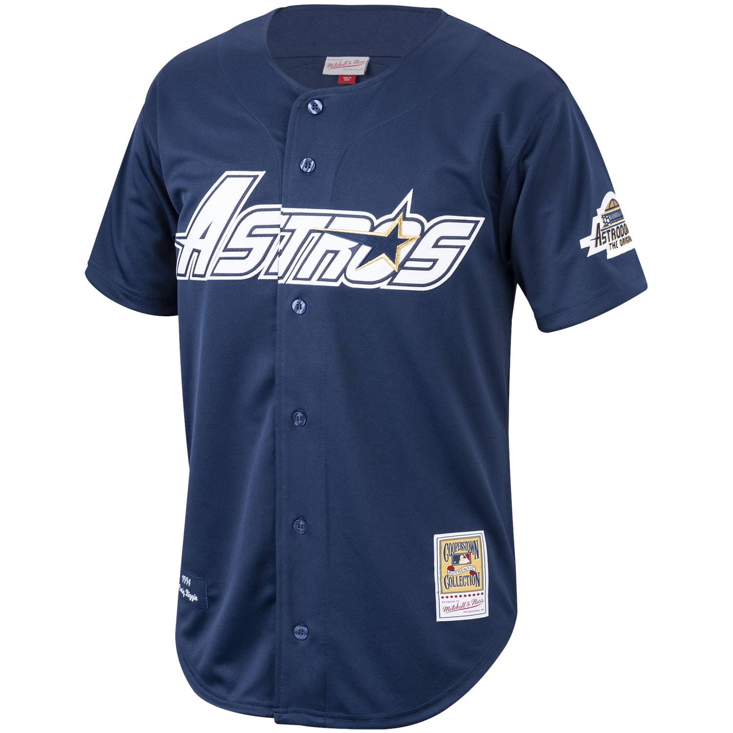 Houston Astros Craig Biggio Mitchell Ness Navy Cooperstown Collection 1994 MLB Jersey Men's