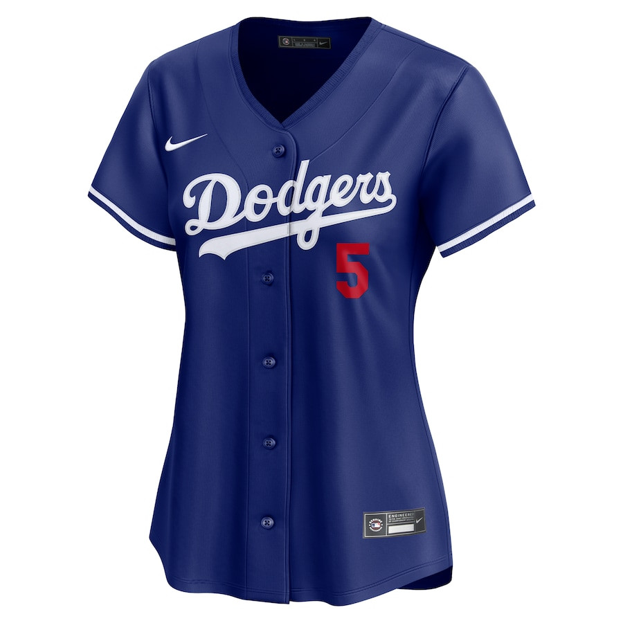 Freddie Freeman 5 Los Angeles Dodgers Alternate Limited Royal MLB Jersey Women's