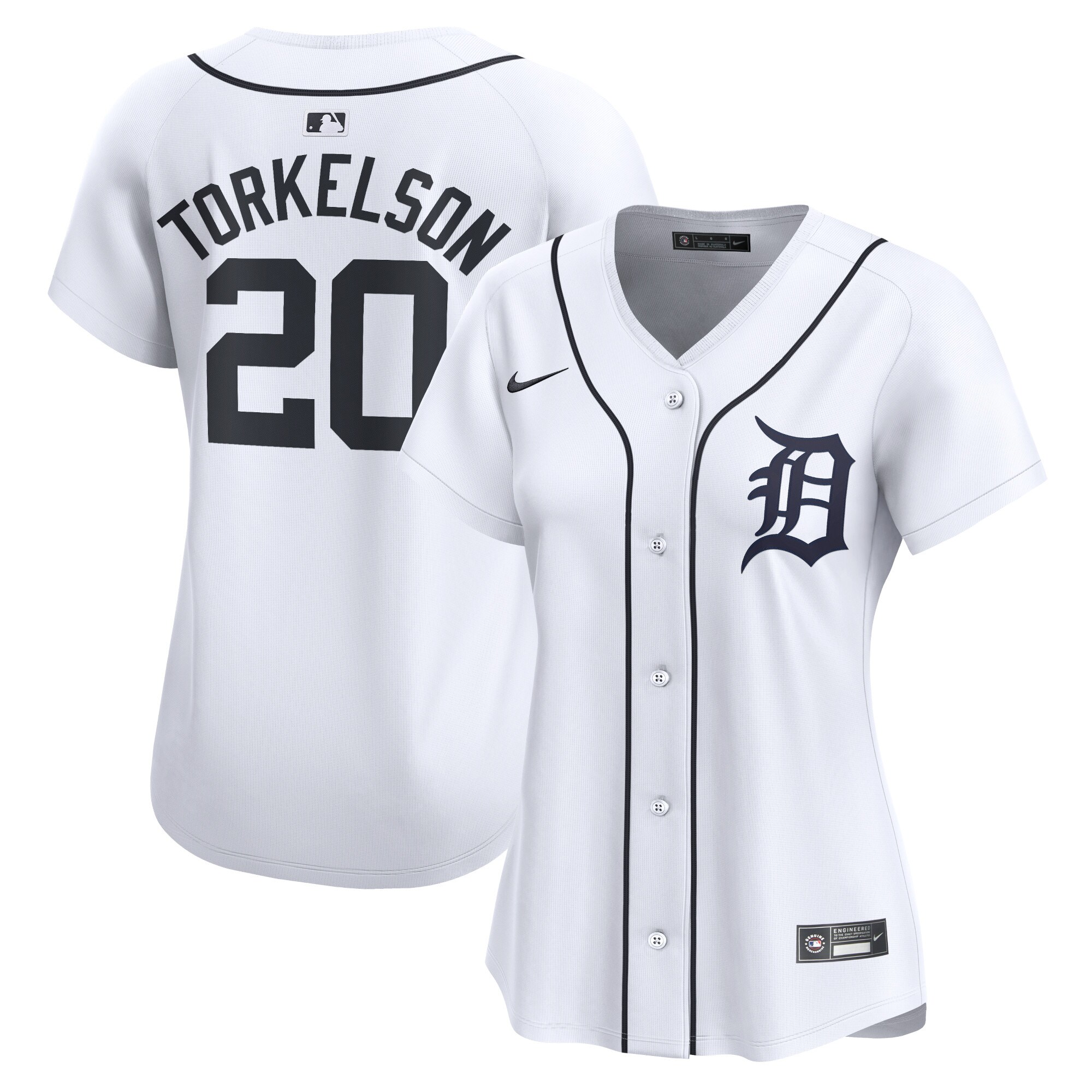 Detroit Tigers Spencer Torkelson White Home Limited Player MLB Jersey Women's