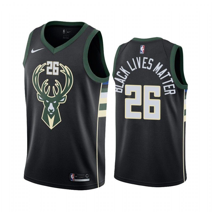 Kyle Korver Black Lives Matter Bucks Statet NBA Jersey Men's