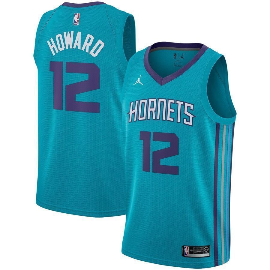 Dwight Howard Charlotte Hornets Swingman Icon Edition Teal NBA Jersey Men's