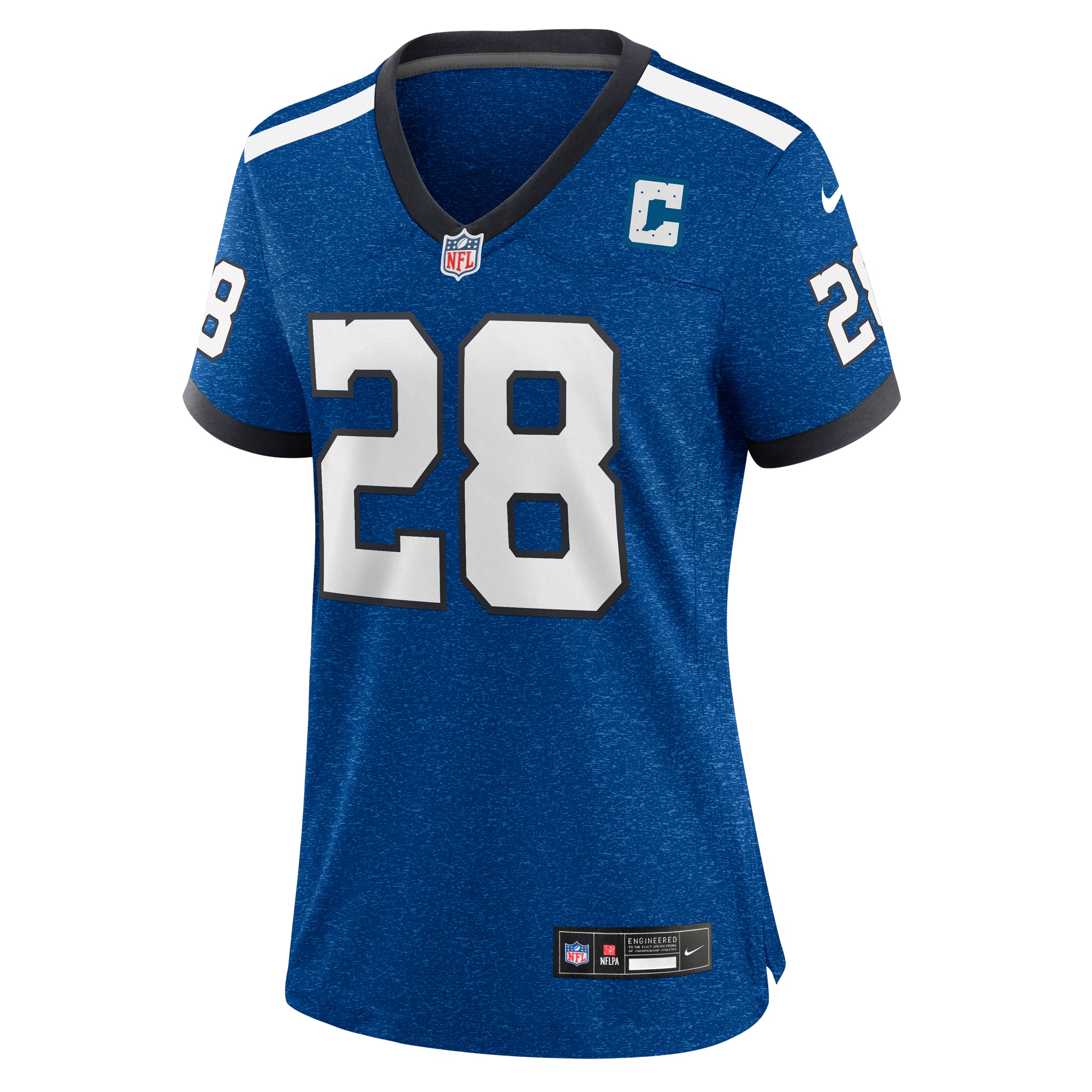 Indianapolis Colts Marshall Faulk Royal Indiana Nights Alternate Game NFL Jersey Women's