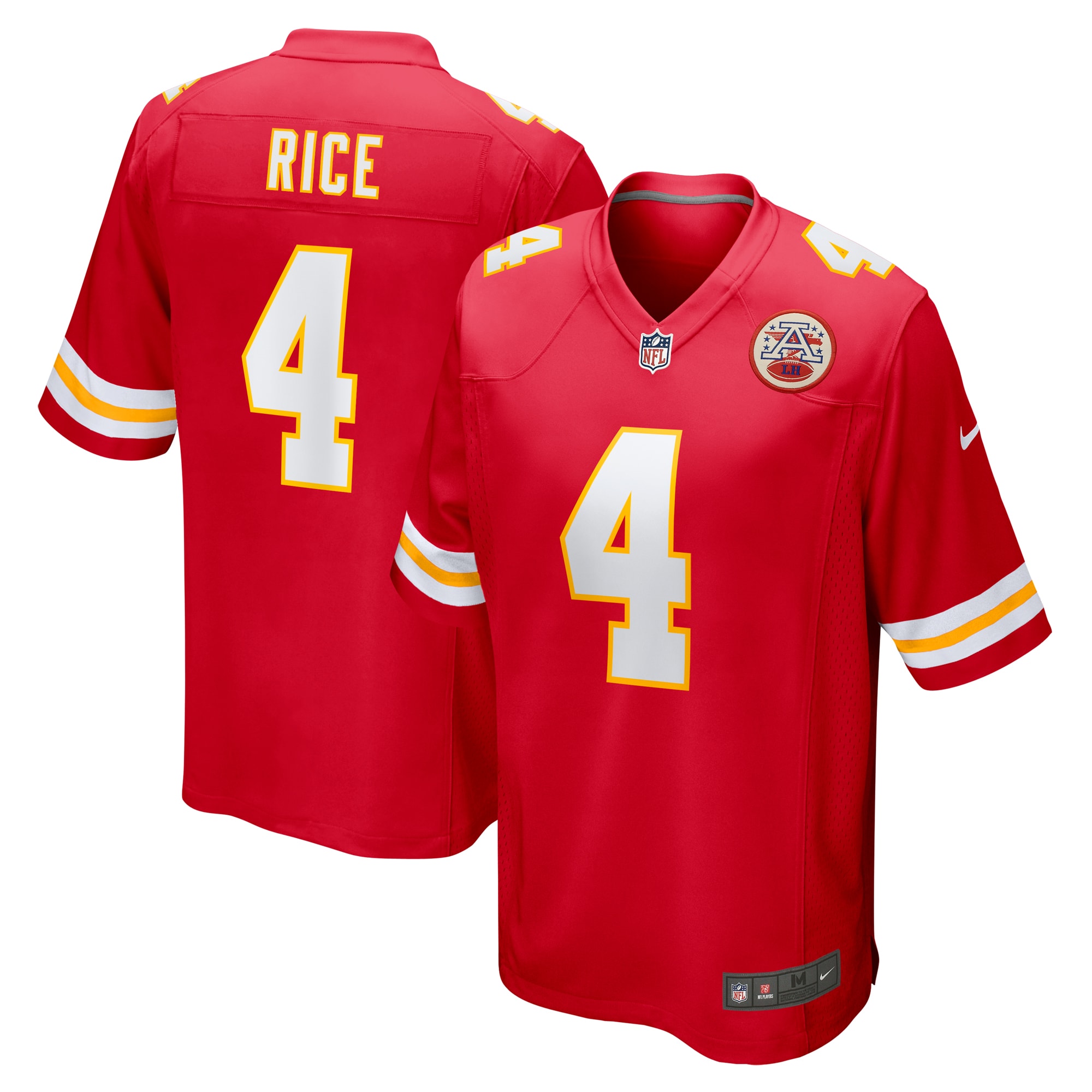Kansas City Chiefs Rashee Rice Red Game NFL Jersey Men's
