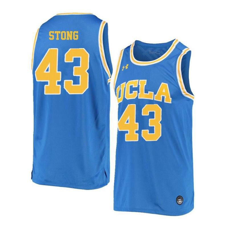 43 Russell Stong Blue Retro Elite UCLA Bruins NCAA Jersey Men's
