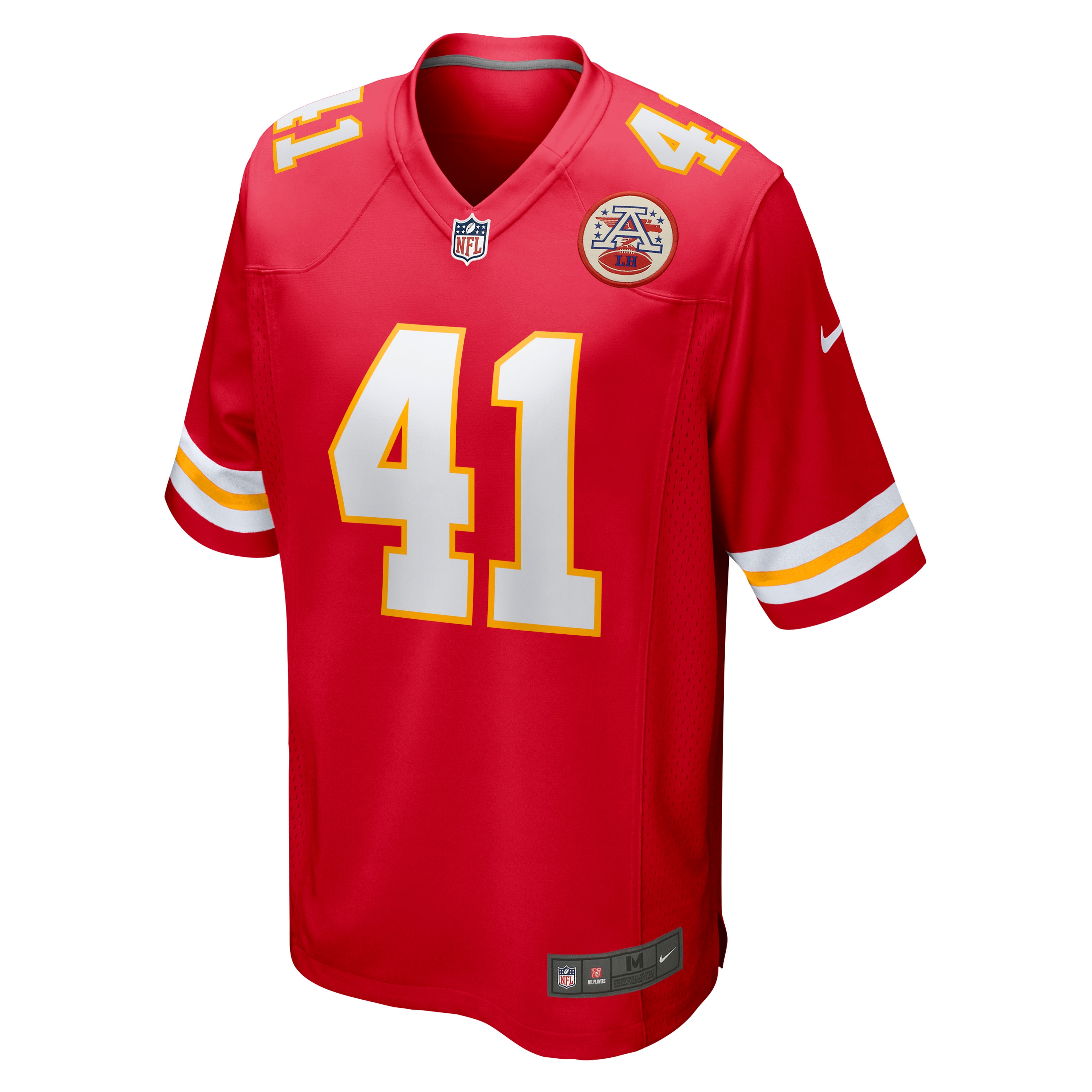 Kansas City Chiefs James Winchester Red Game NFL Jersey Men's