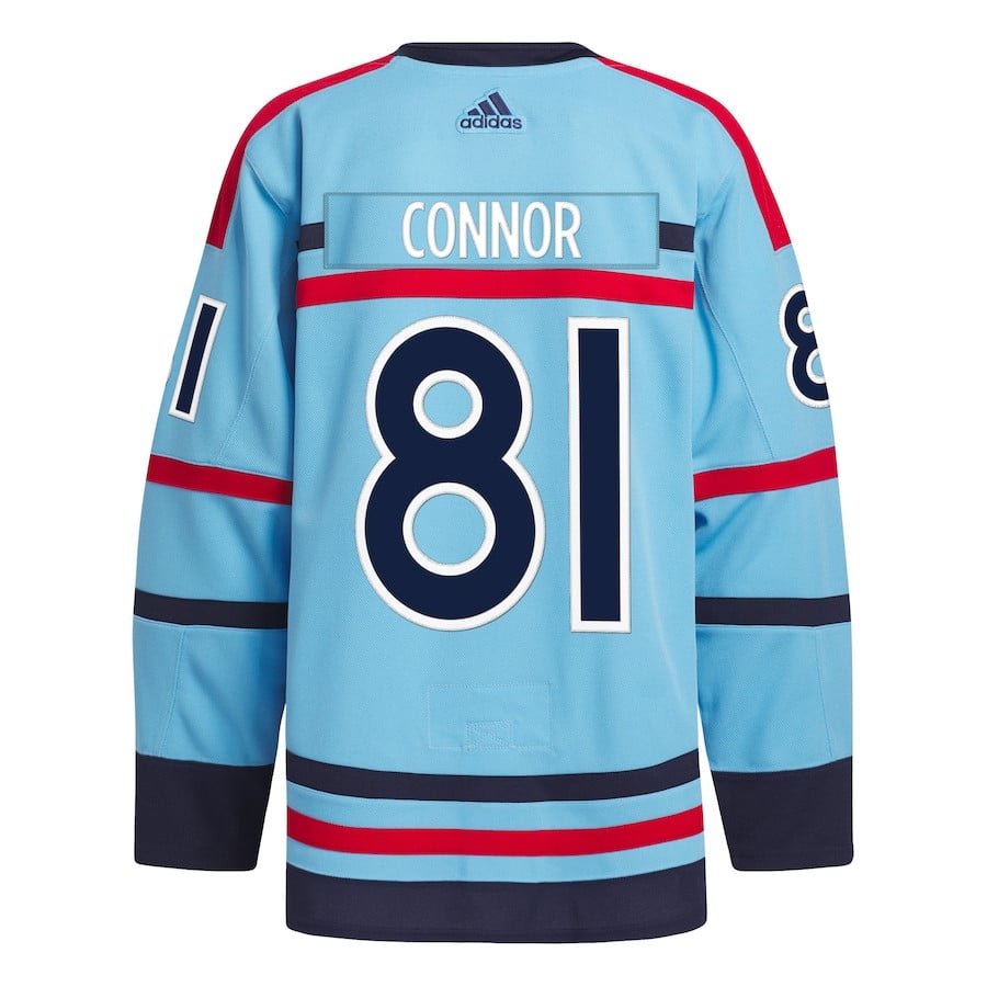 Kyle Connor 81 Winnipeg Jets Anniversary Primegreen Light Blue NHL Jersey Men's
