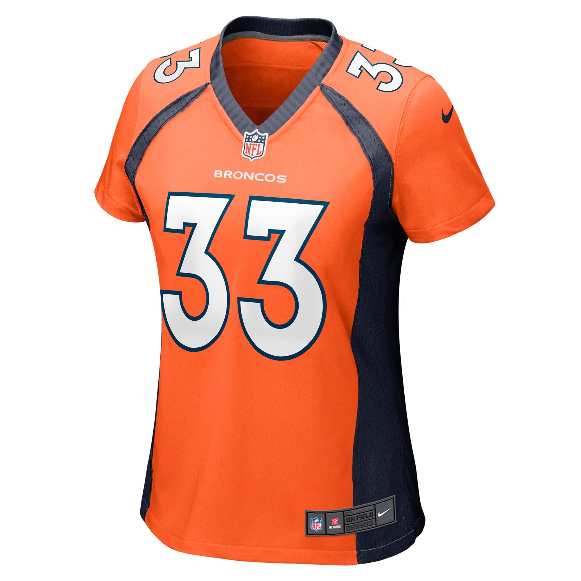 Denver Broncos Javonte Williams Orange Game NFL Jersey Women's