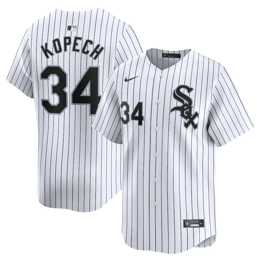 Michael Kopech 34 Chicago White Sox Home Limited Player White MLB Jersey Men's