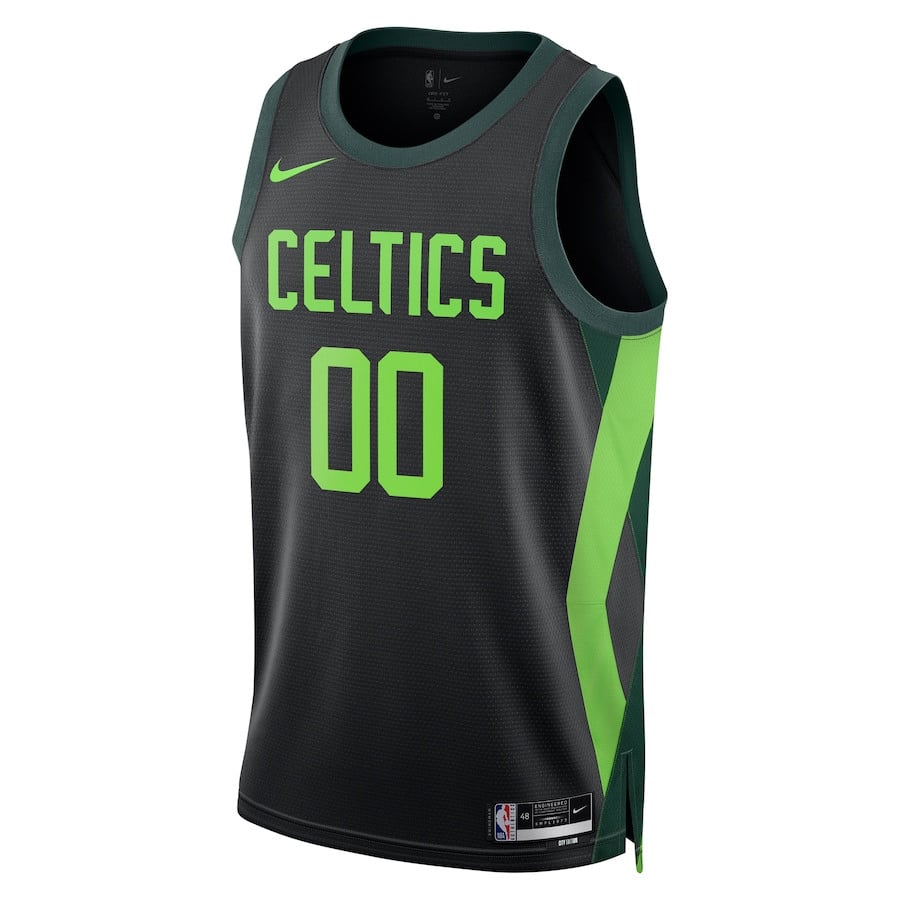 Boston Celtics Unisex 2024/25 Custom Swingman City Edition Black NBA Jersey Unisex