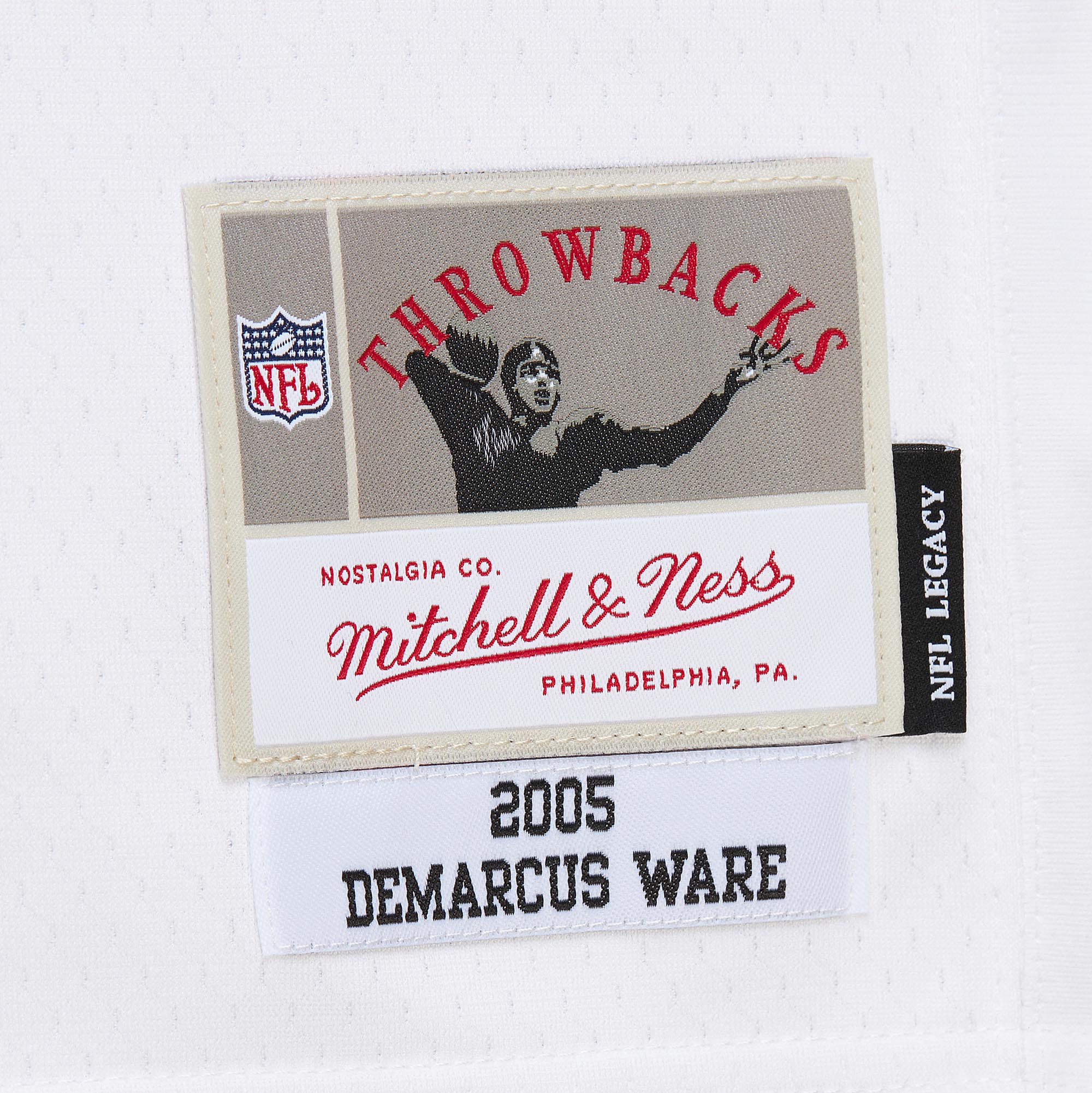 Dallas Cowboys DeMarcus Ware Mitchell Ness White 2005 Legacy NFL Jersey Men's