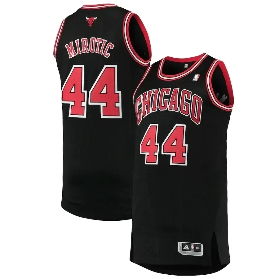 Nikola Mirotic Chicago Bulls Finished Black NBA Jersey Men's