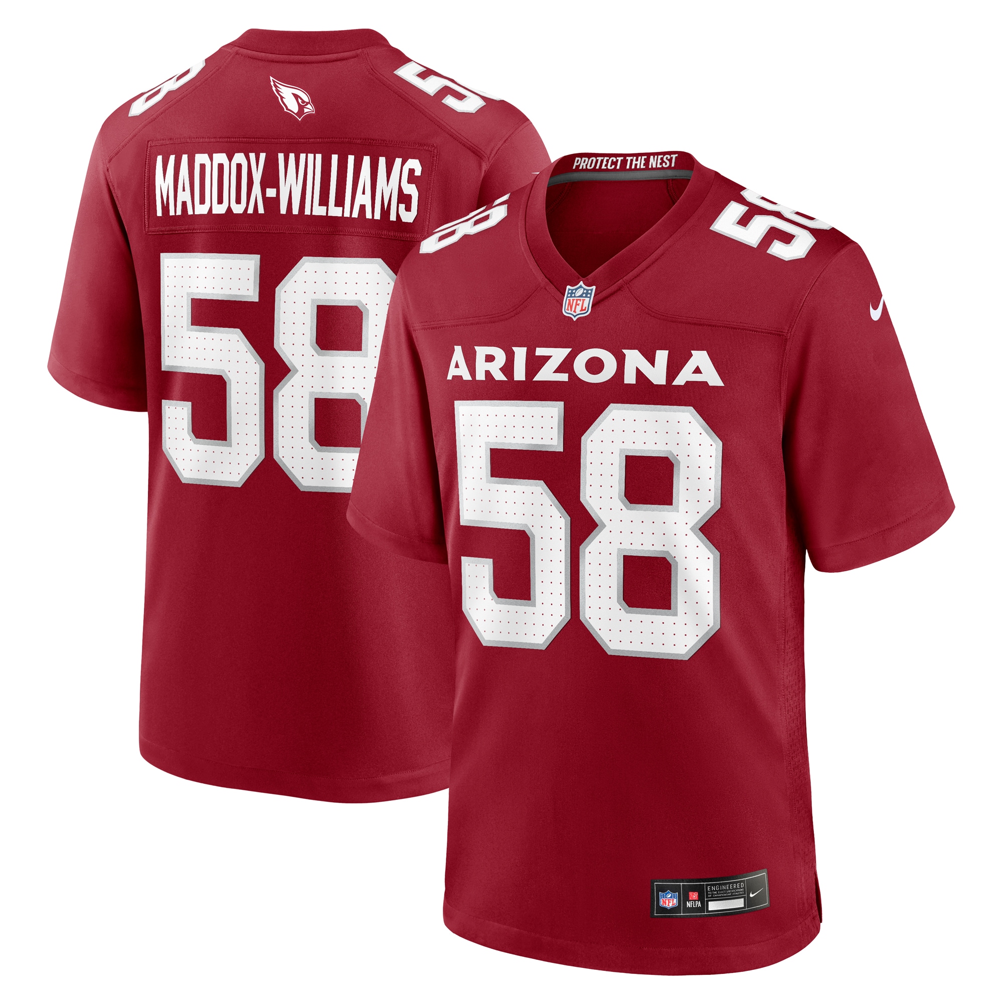 Arizona Cardinals Tyreek Maddox-Williams Cardinal Game NFL Jersey Men's