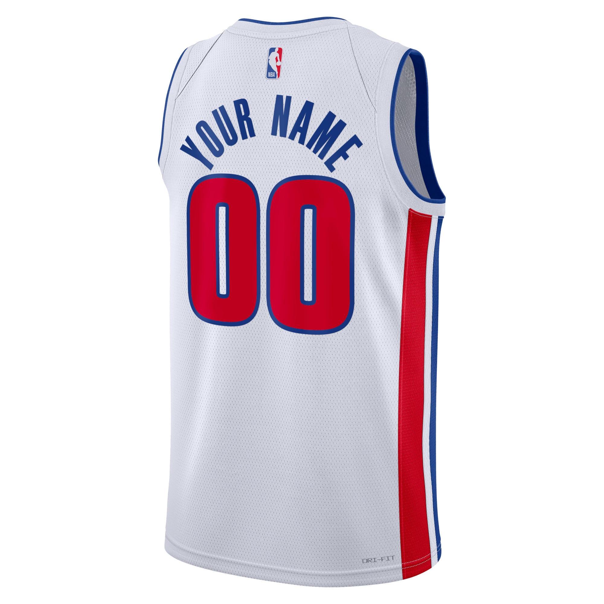 Detroit Pistons Association Swingman Custom Unisex NBA Jersey Unisex
