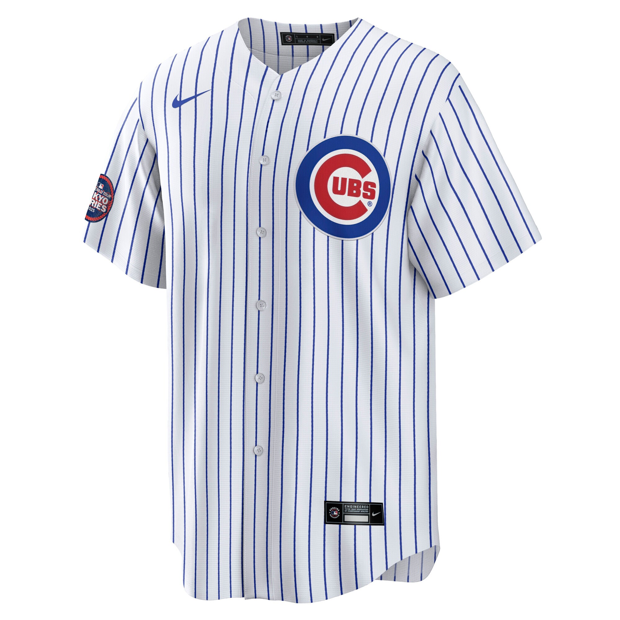 Chicago Cubs White 2025 World Tour: Tokyo Series Home MLB Jersey Men's