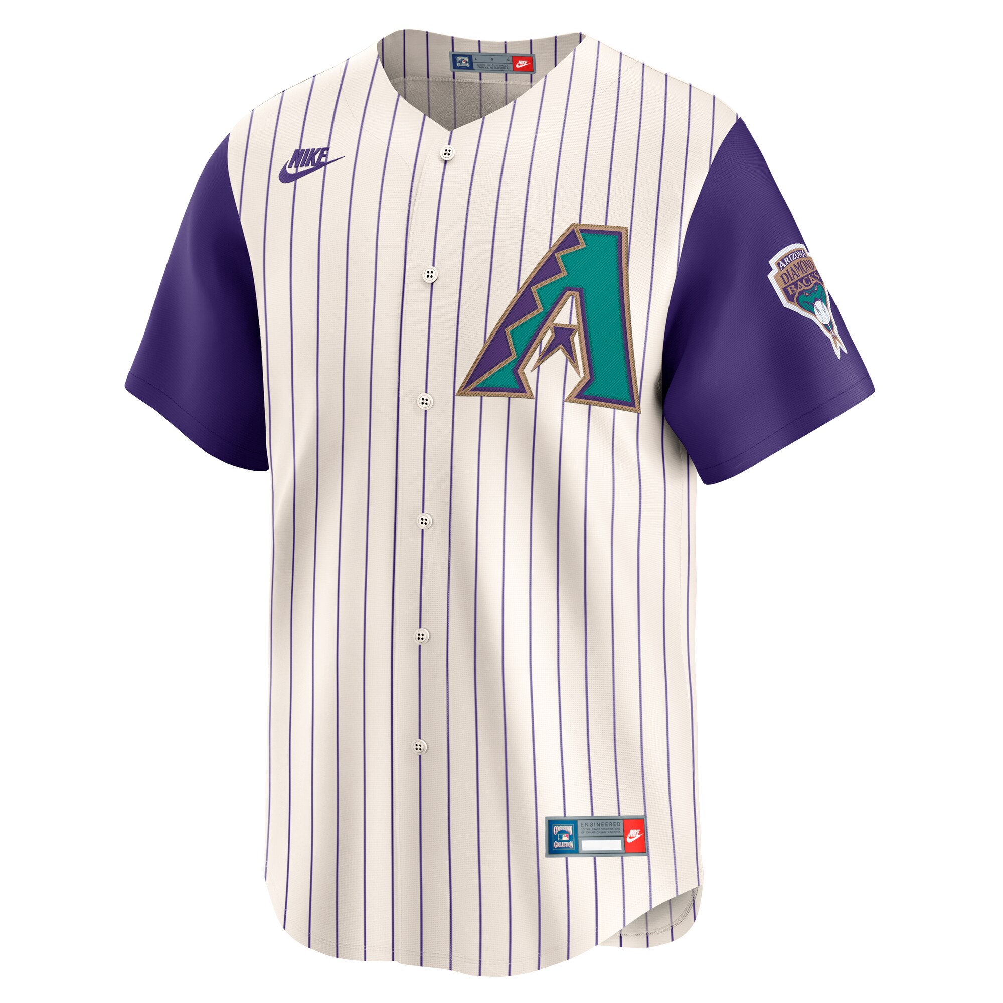Arizona Diamondbacks Randy Johnson Cream Throwback Cooperstown Collection Limited MLB Jersey Men's