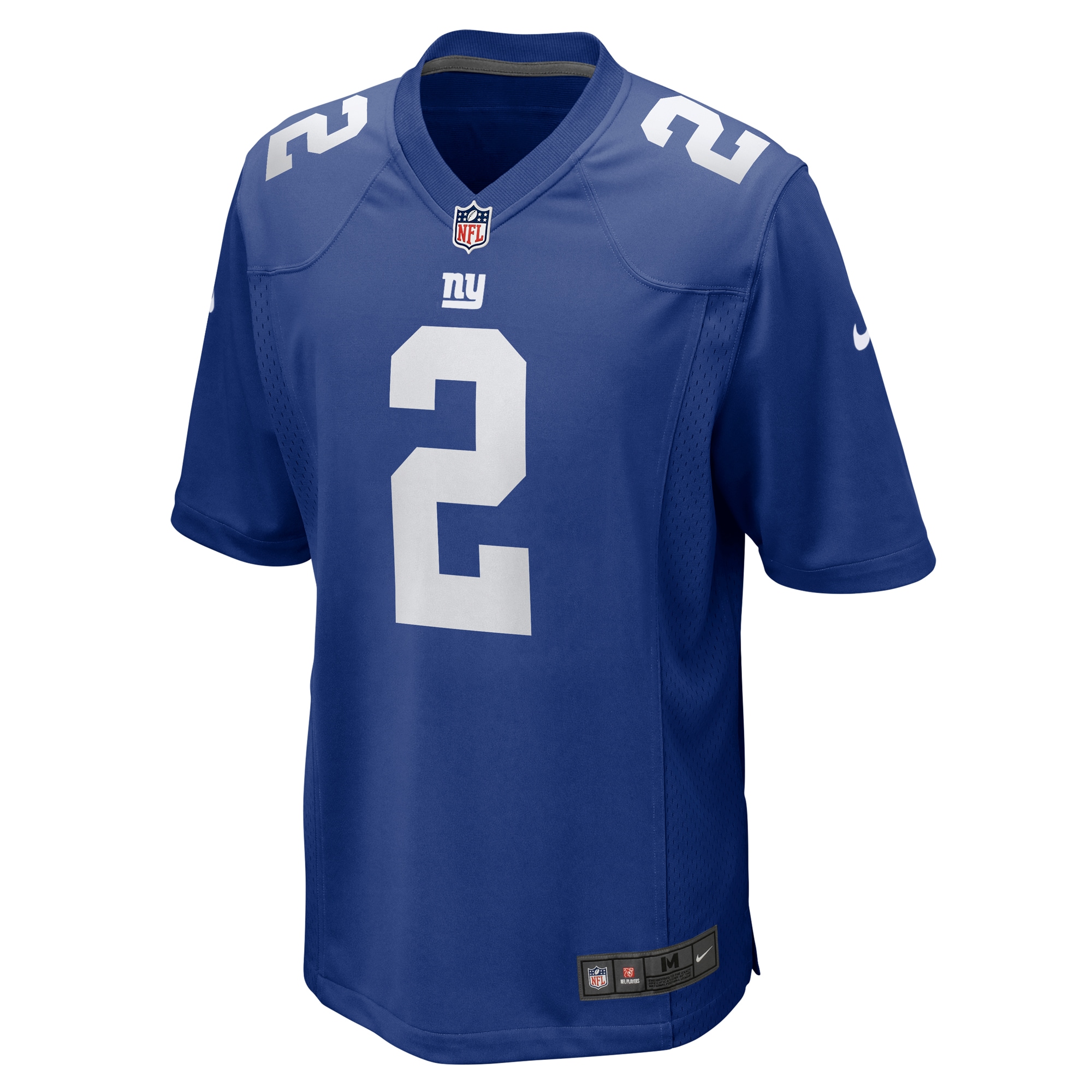 New York Giants Drew Lock Royal Team Game NFL Jersey Men's