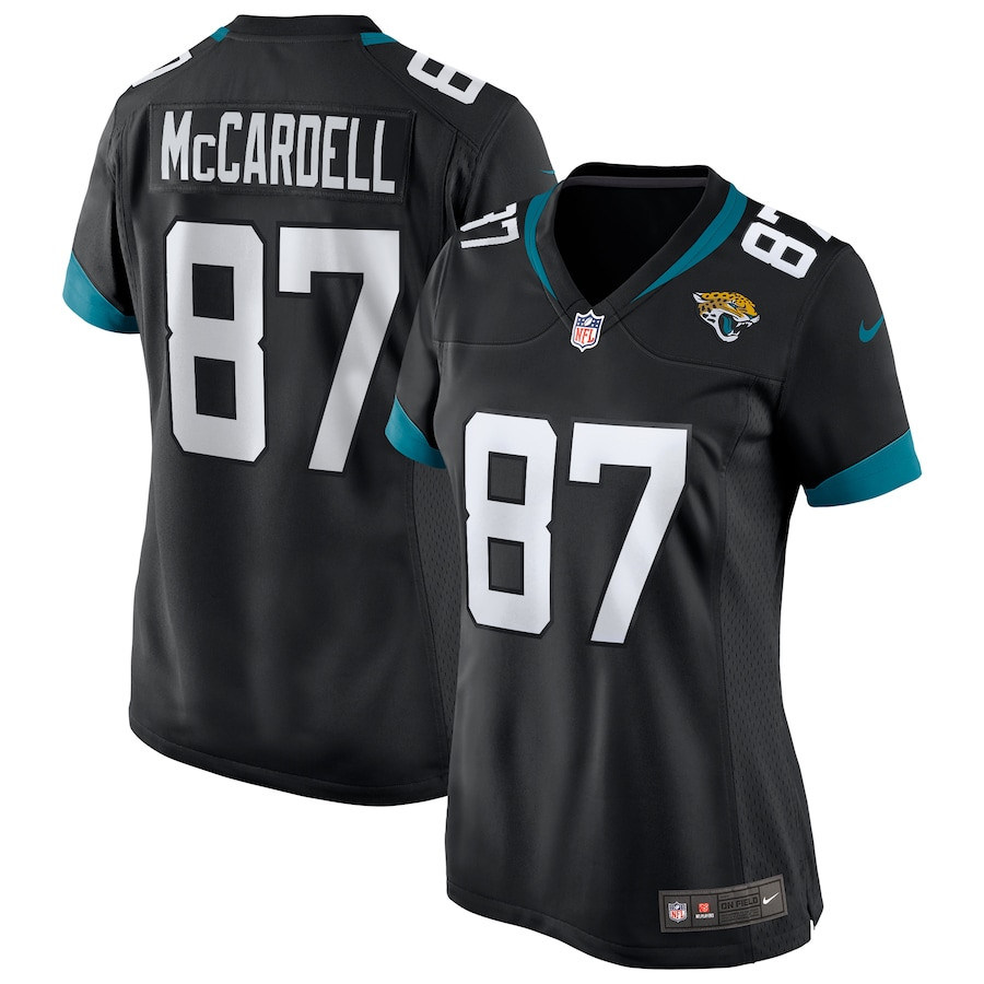 Keenan McCardell 87 Jacksonville Jaguars Game Retired Black NFL Jersey Women's
