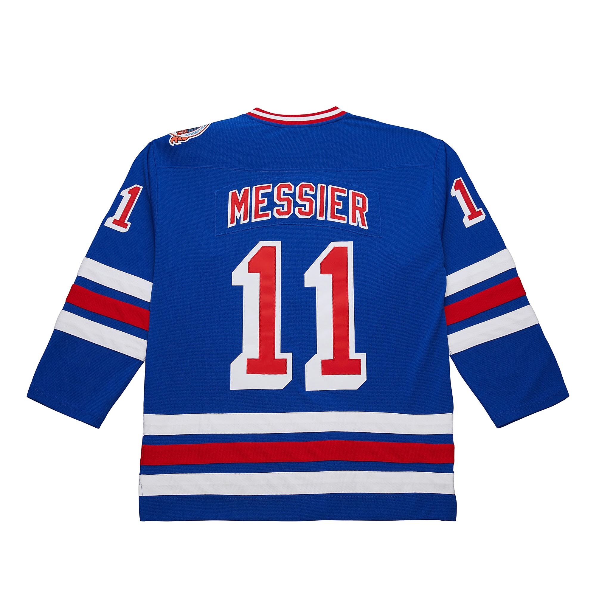 New York Rangers Mark Messier Mitchell Ness Blue Big Tall 1993/94 Blue Line 2.0 NHL Jersey Men's