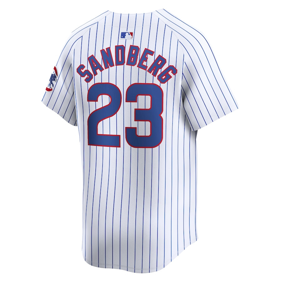 Ryne Sandberg 23 Chicago Cubs Home Limited Player White MLB Jersey Men's